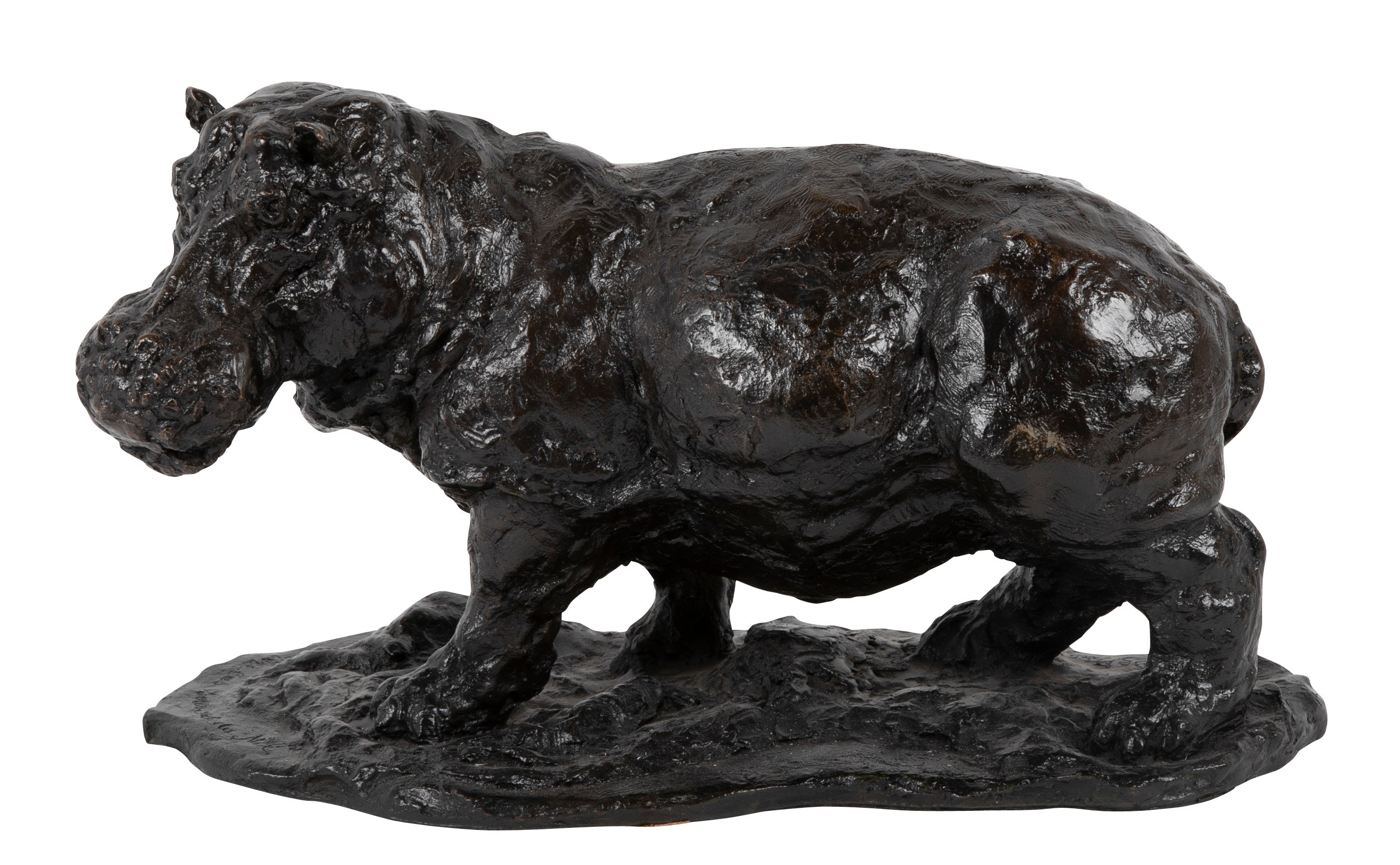 Robert Godefroy Patinated Bronze Sculpture "Les Sources du Nile"