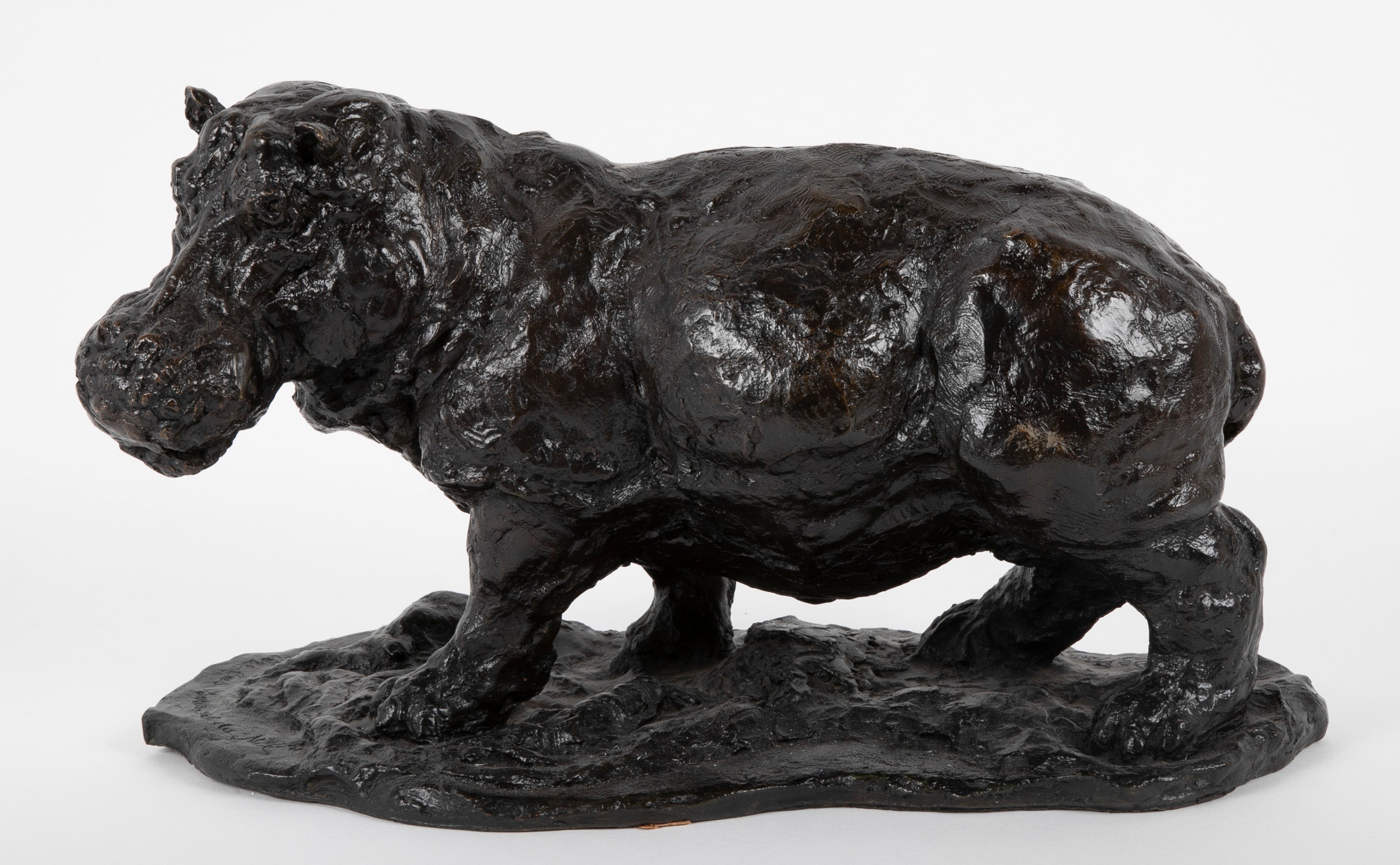 Robert Godefroy Patinated Bronze Sculpture "Les Sources du Nile"