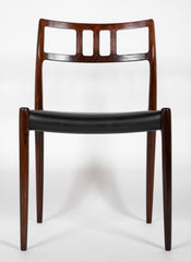 Set of Ten Rosewood Dining Chairs by Niels Moller   Sold Individually