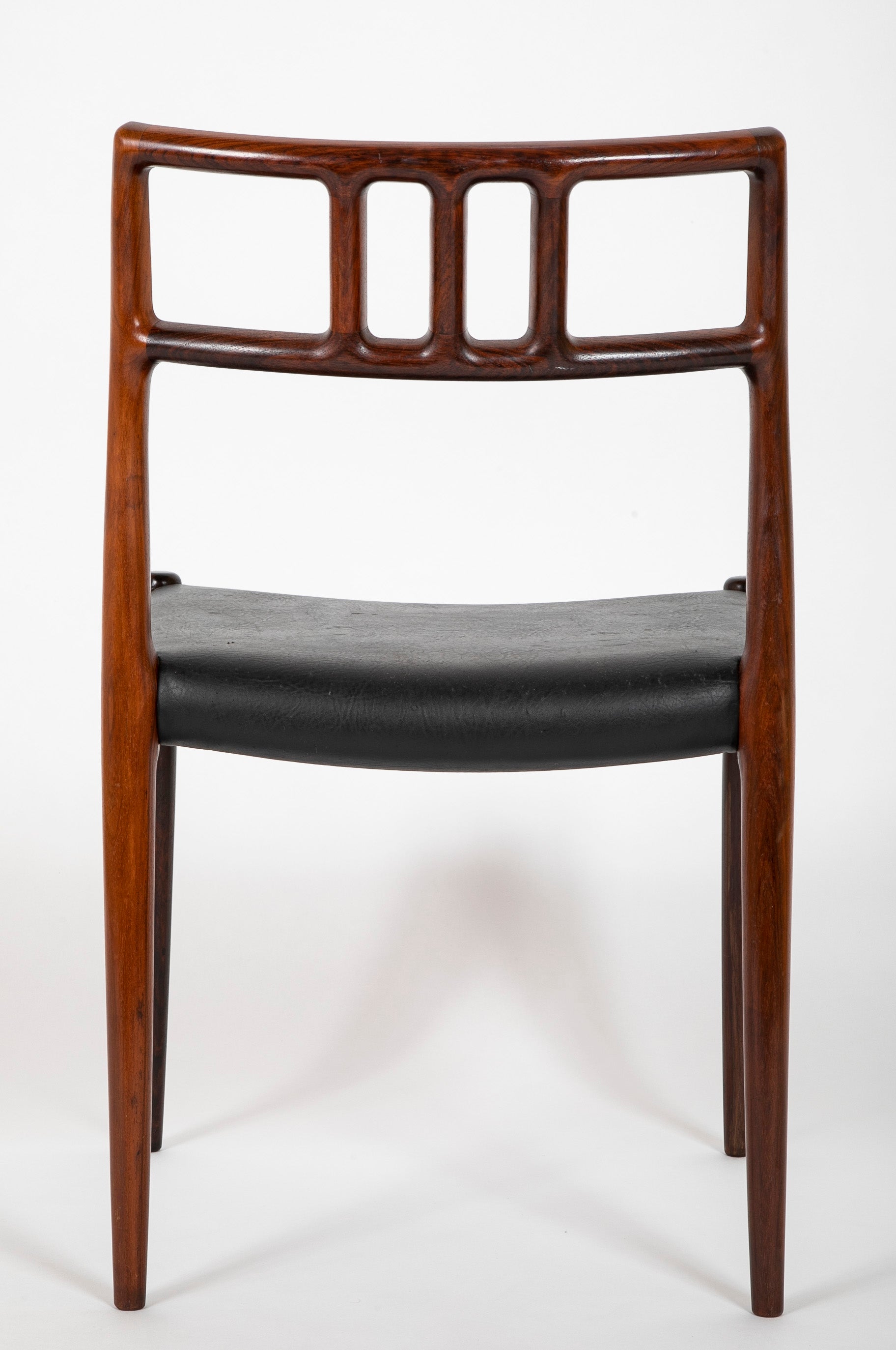 Set of Ten Rosewood Dining Chairs by Niels Moller Sold Individually