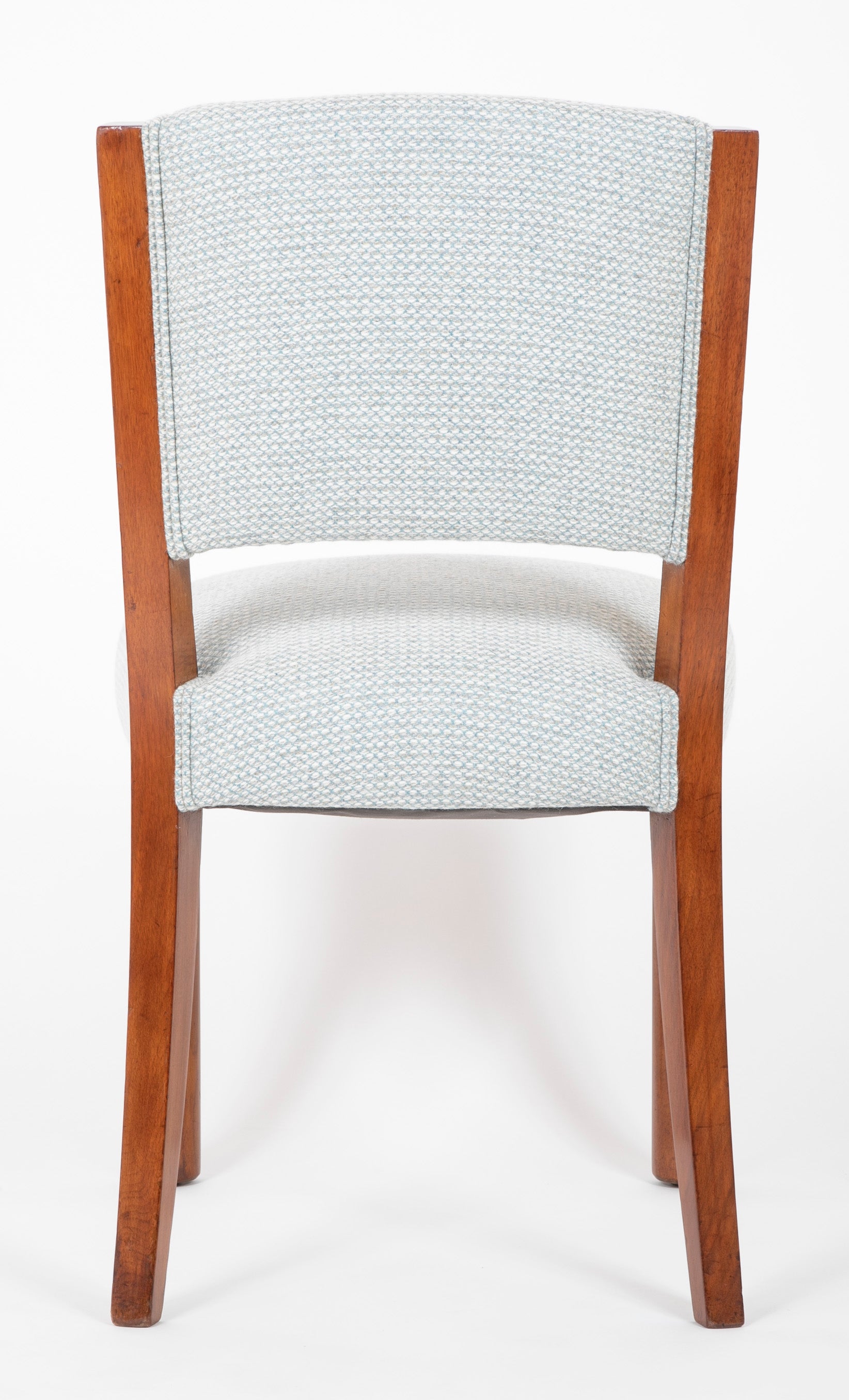 A Pair of Presumably French Walnut Side Chairs