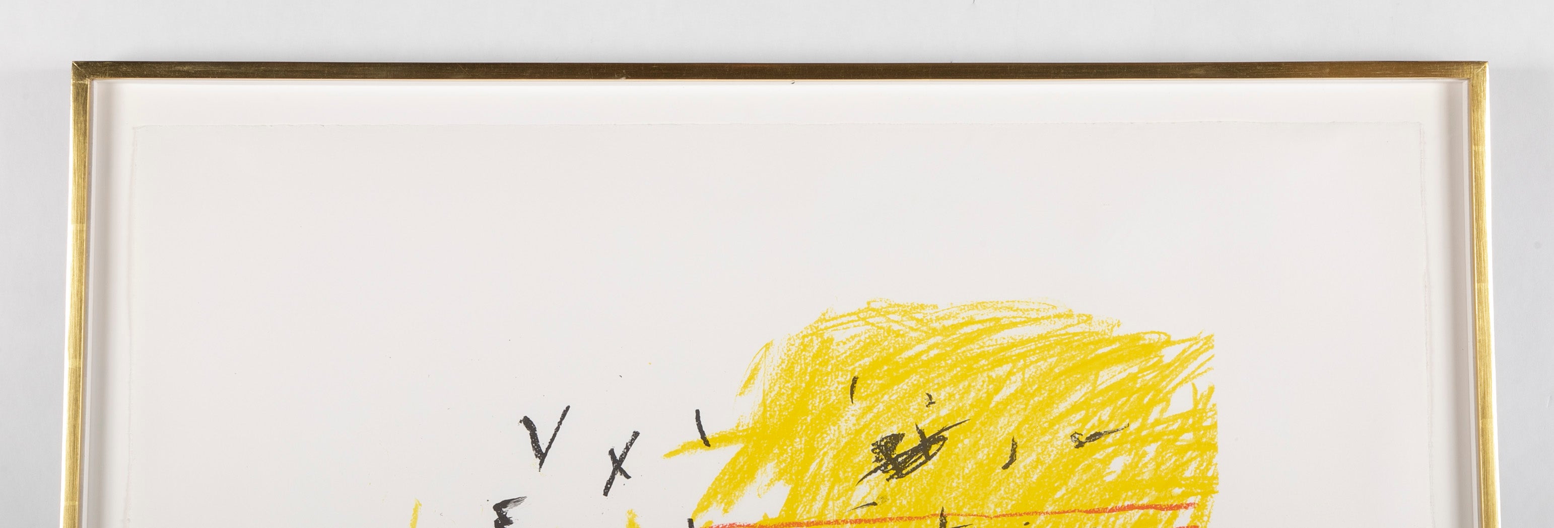 Color Lithograph by Spanish Artist Antoni Tapies