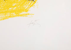 Color Lithograph by Spanish Artist Antoni Tapies