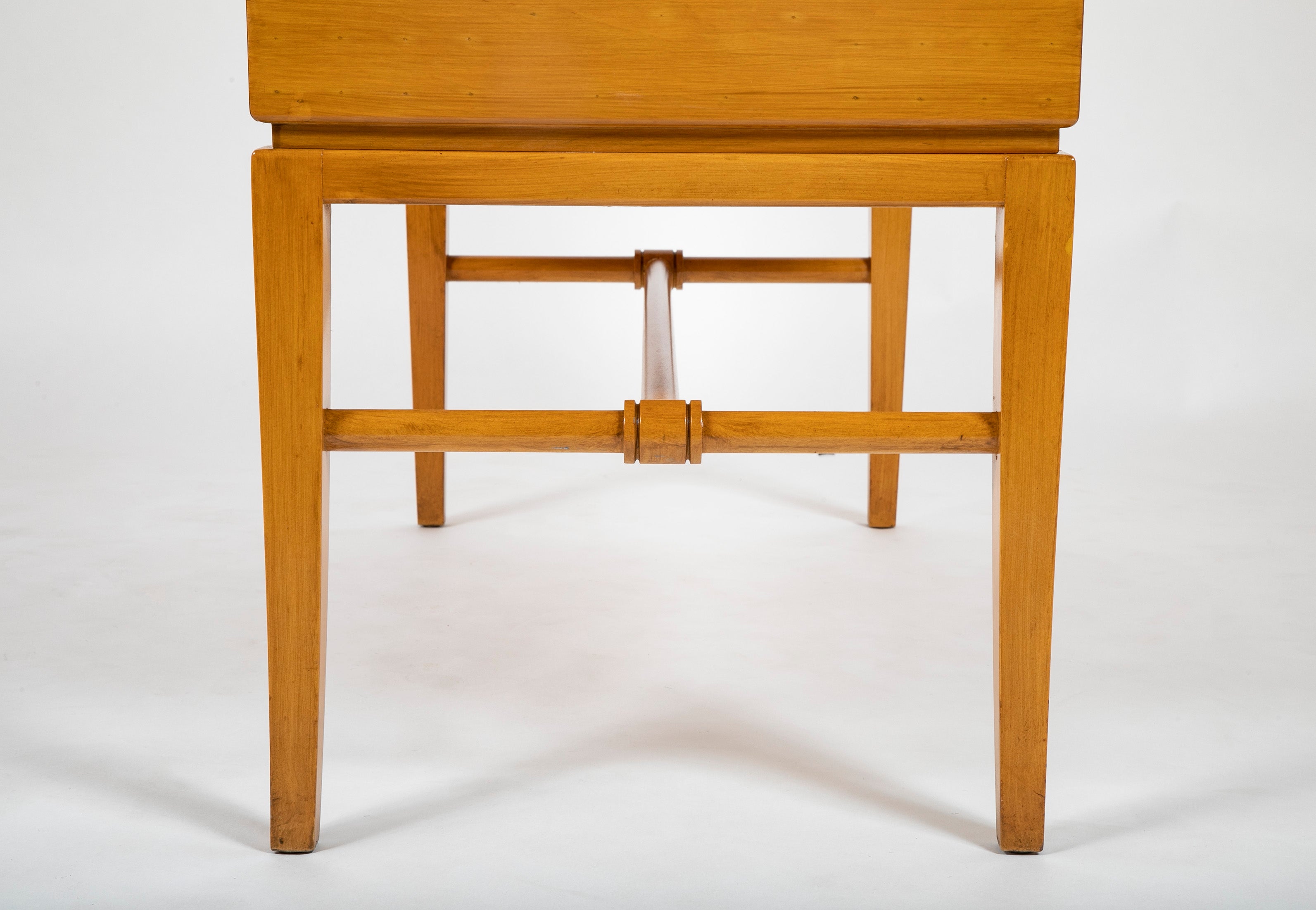Tommi Parzinger Six Drawer High Chest on Stand