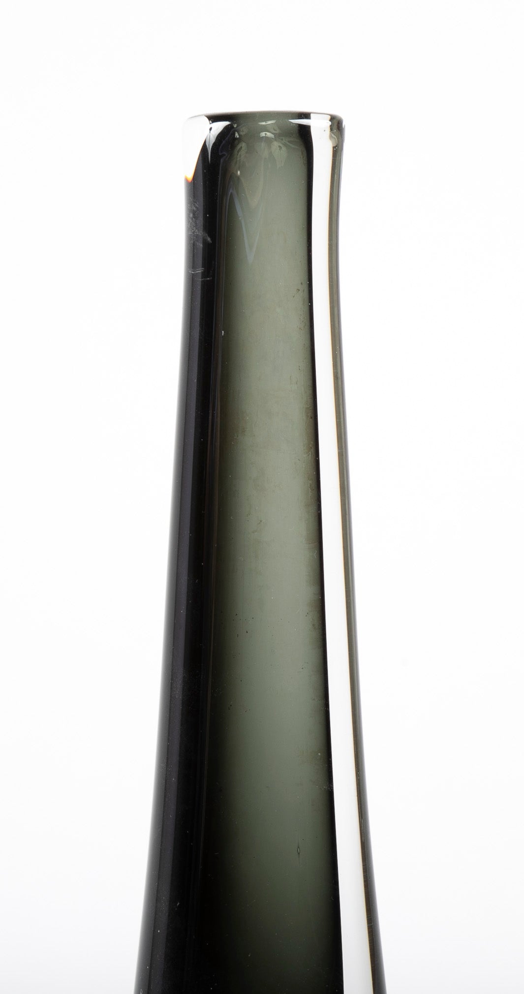 Nils Landsberg for Orrefors Sommerso Art Glass Vase