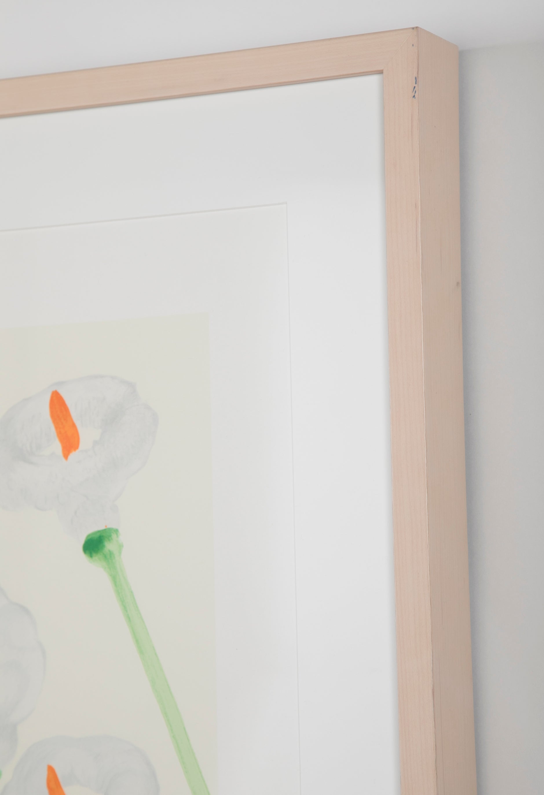 Donald Sultan, Lilies Serigraph on Paper