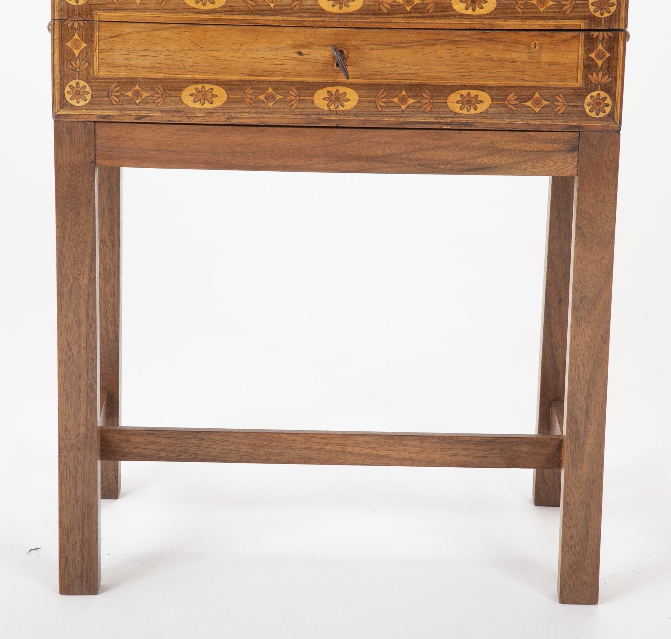 Late 18th Century Northern Italian Travel Desk on Modern Stand