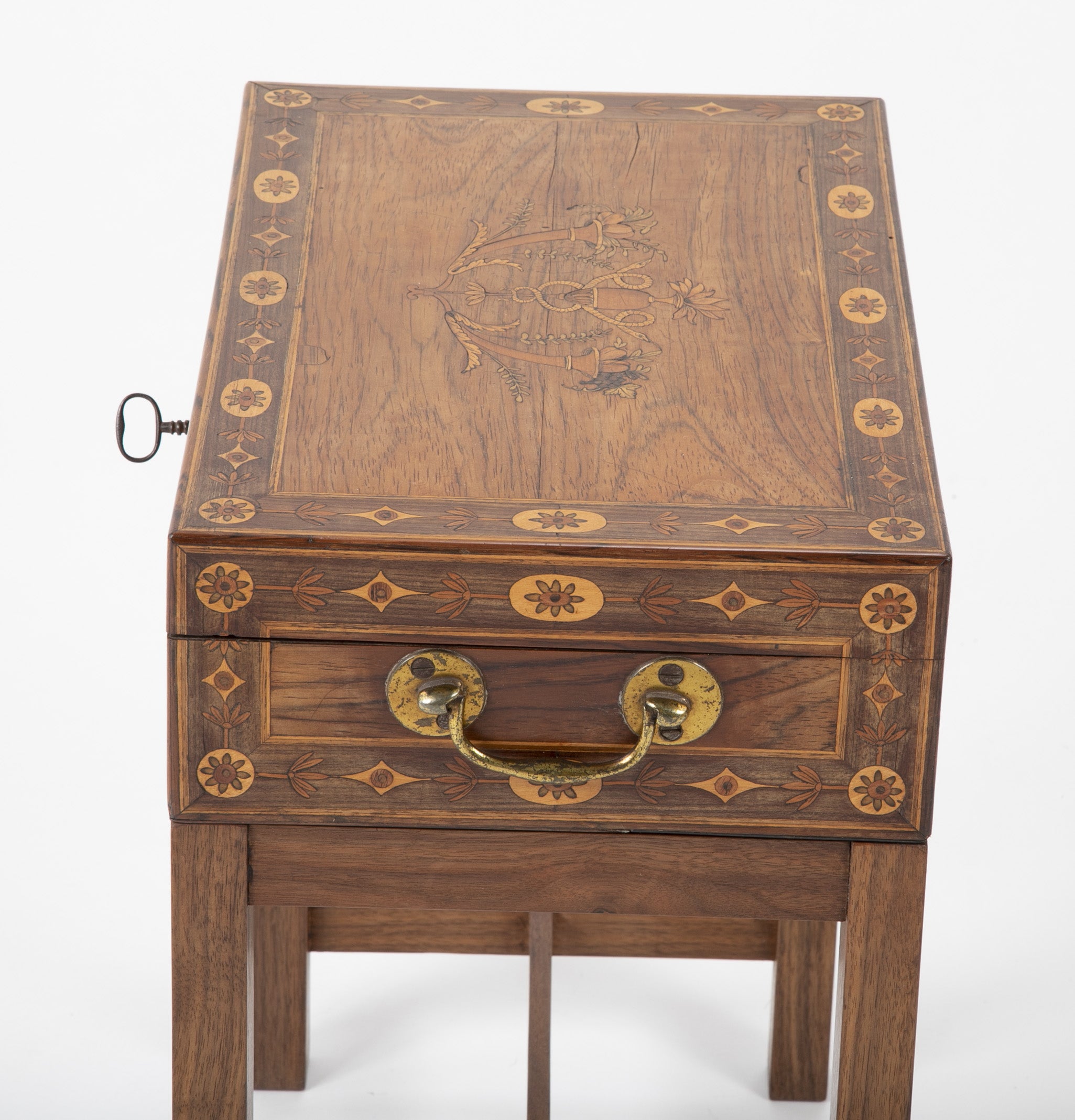 Late 18th Century Northern Italian Travel Desk on Modern Stand