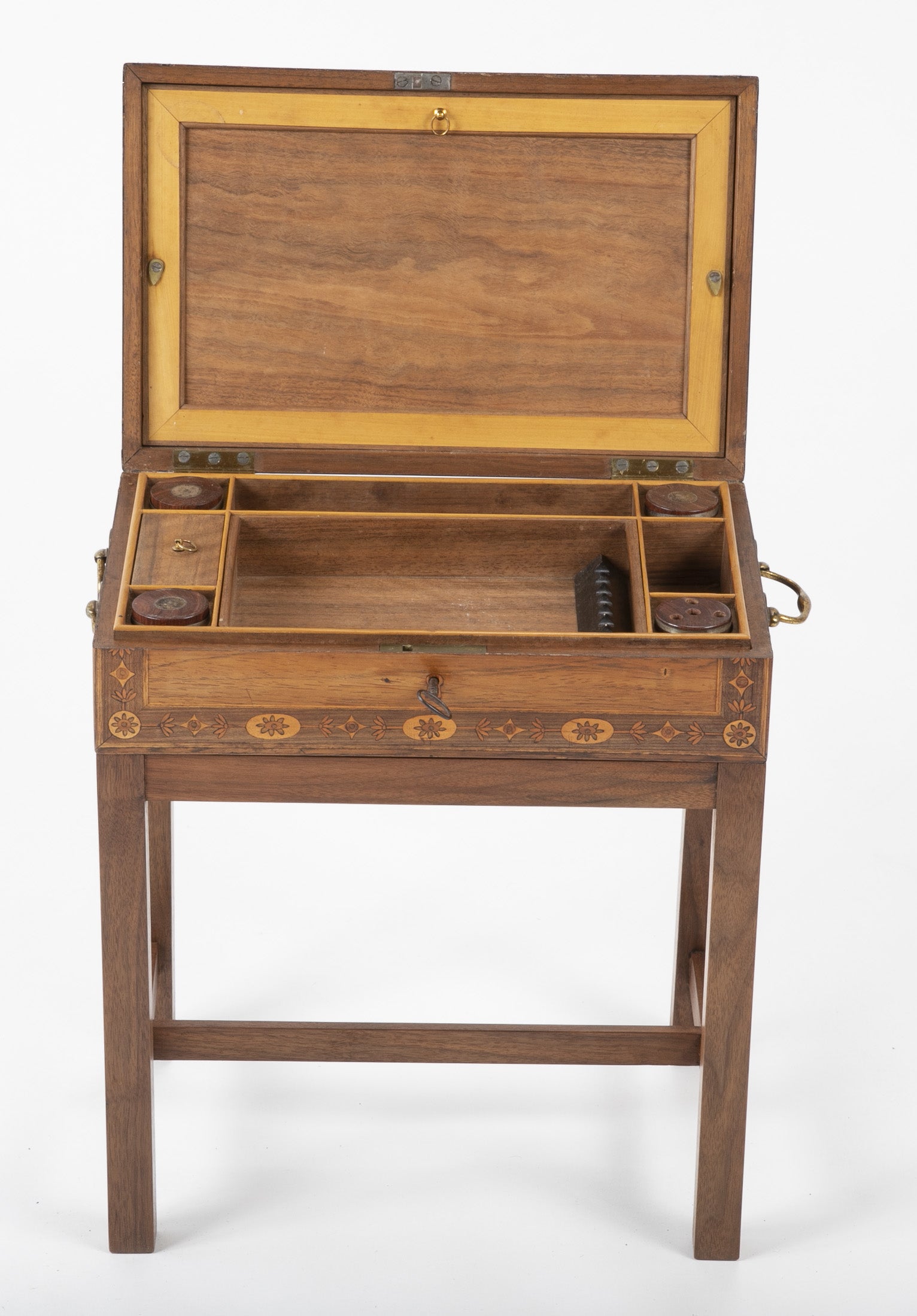 Late 18th Century Northern Italian Travel Desk on Modern Stand