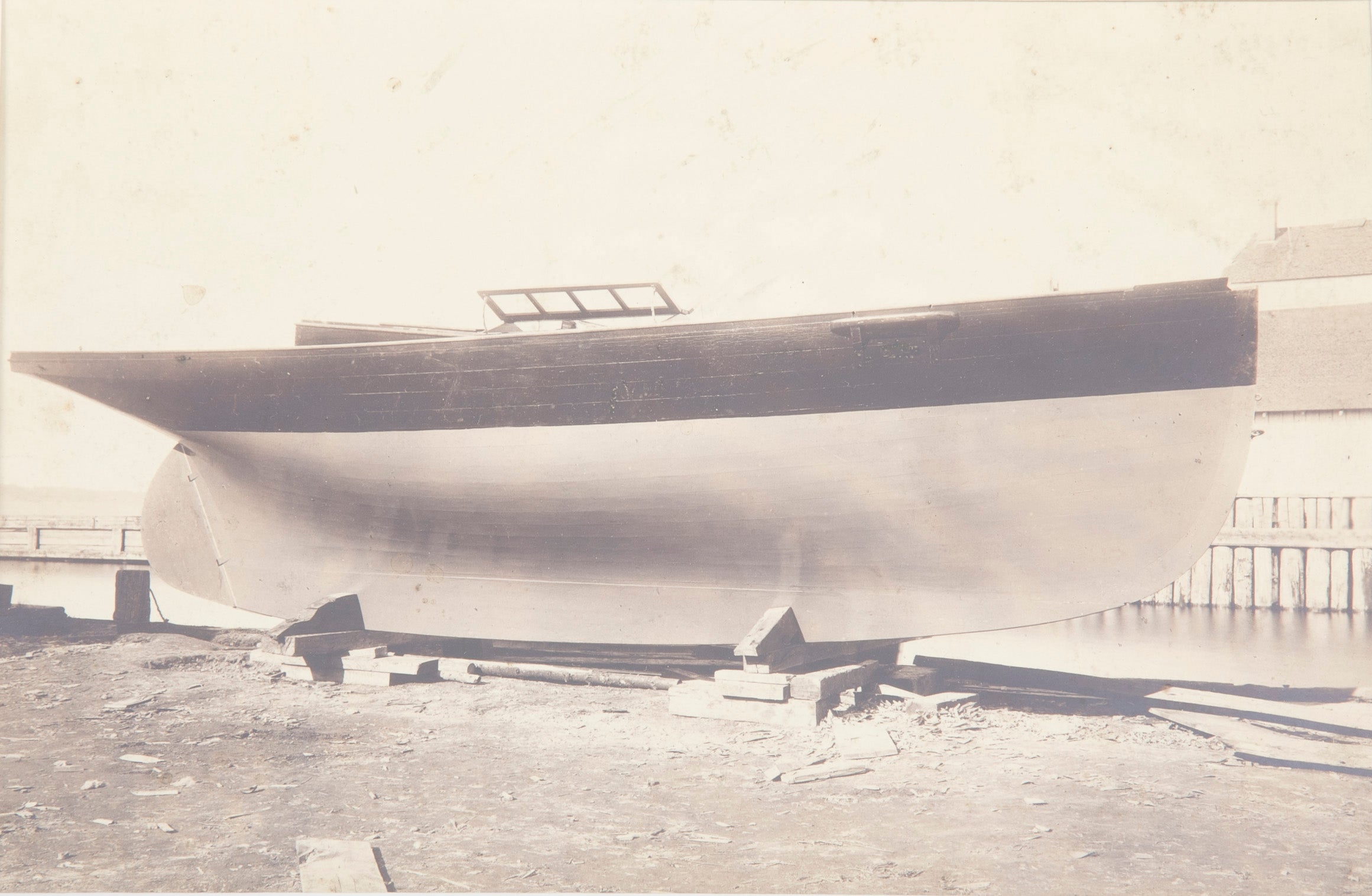 Antique Yachting Photograph of "Molly of Hamilton" by W. Farmer