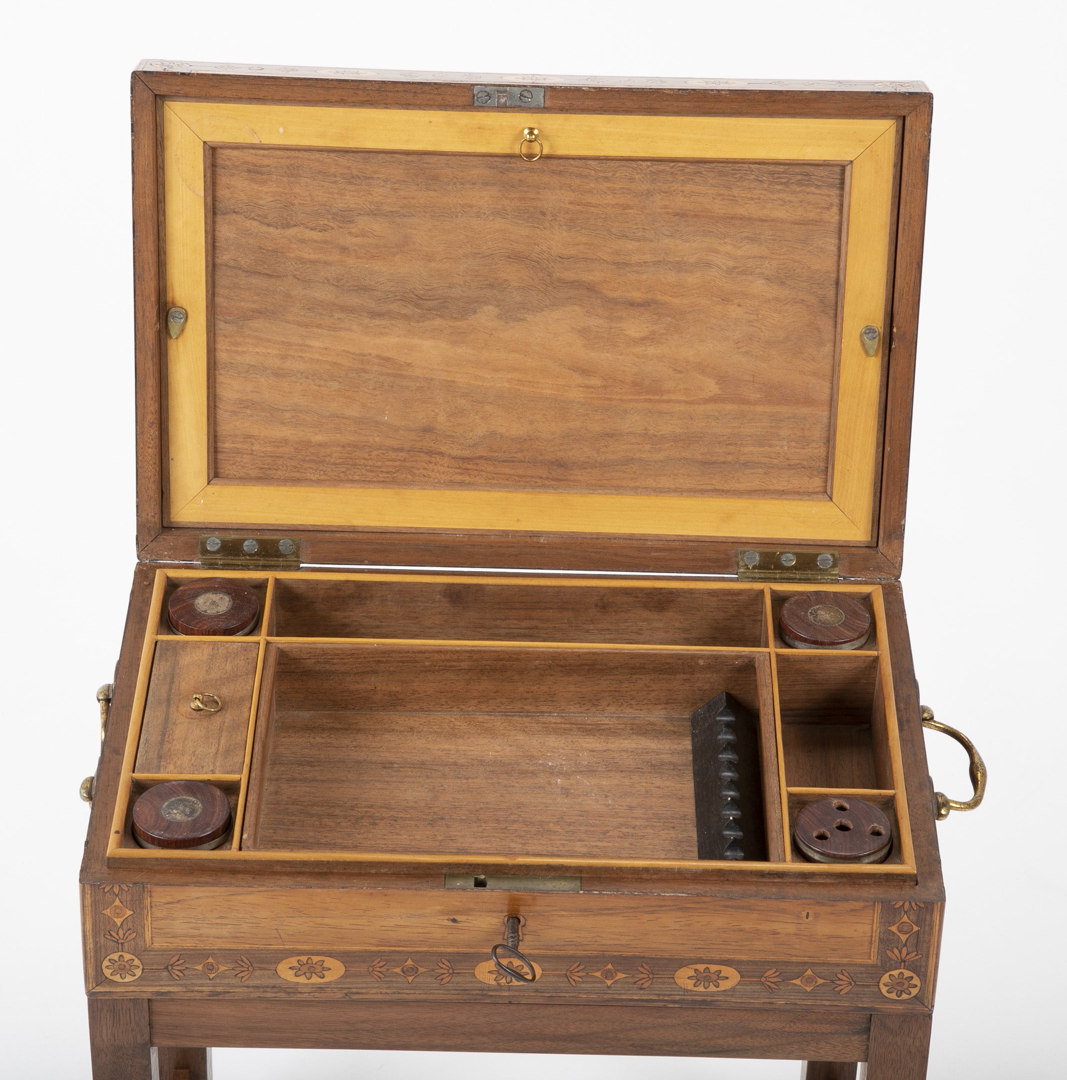 Late 18th Century Northern Italian Travel Desk on Modern Stand