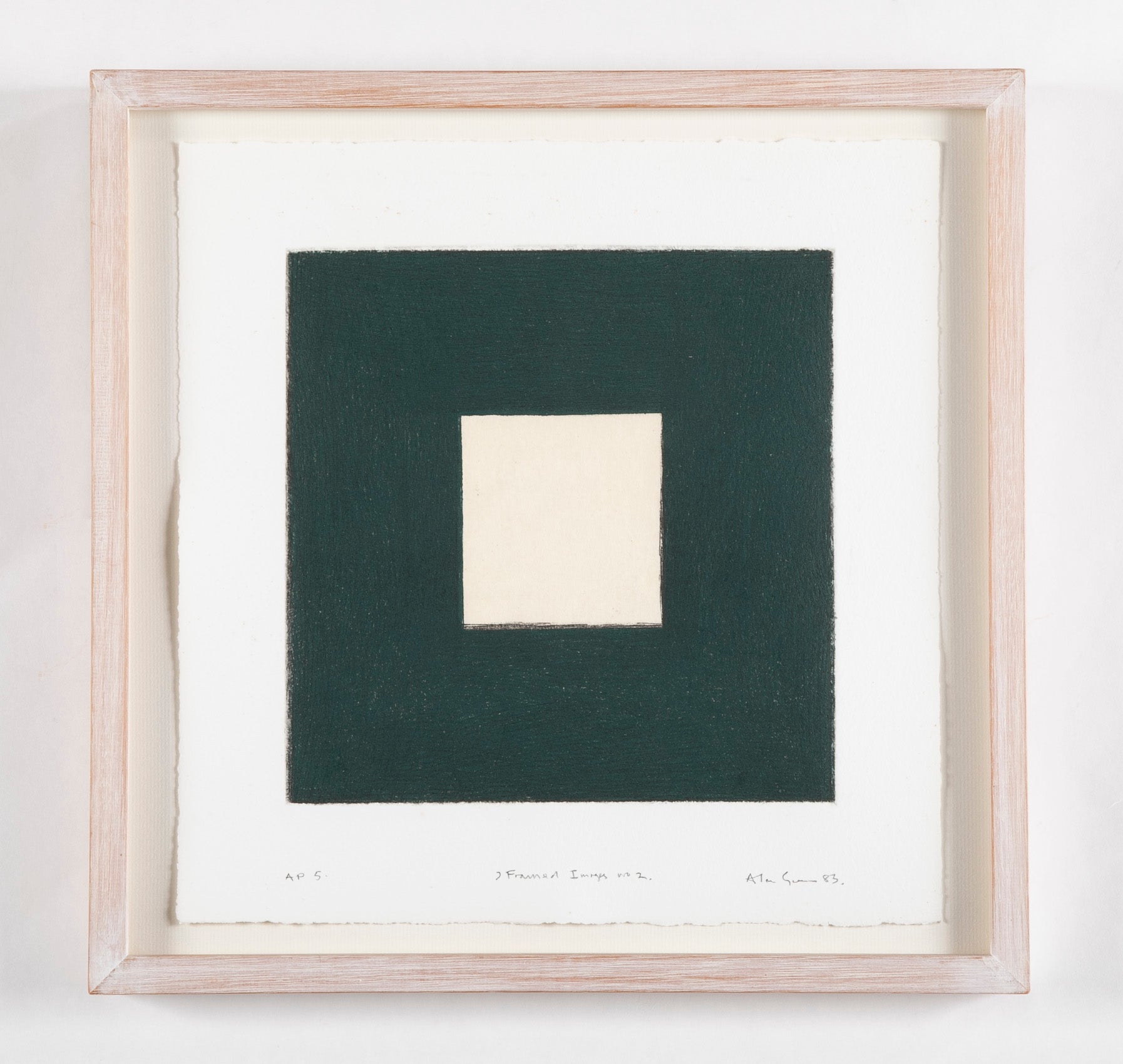 Set of Three Images by British Abstract Artist Alan Green