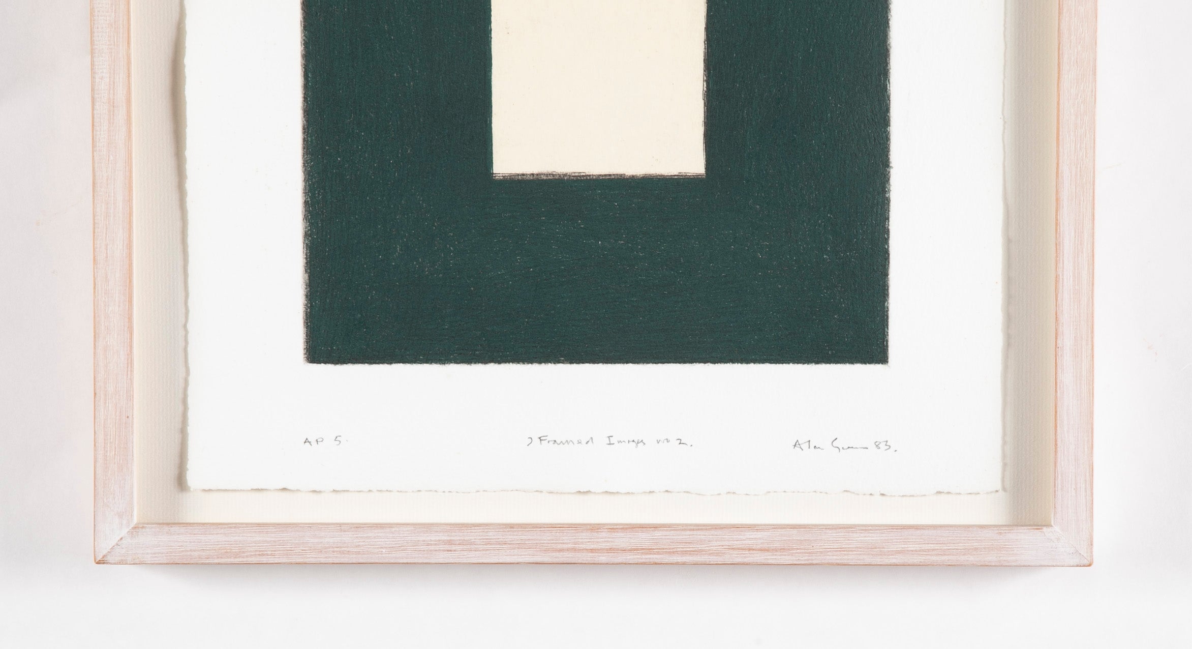Set of Three Images by British Abstract Artist Alan Green