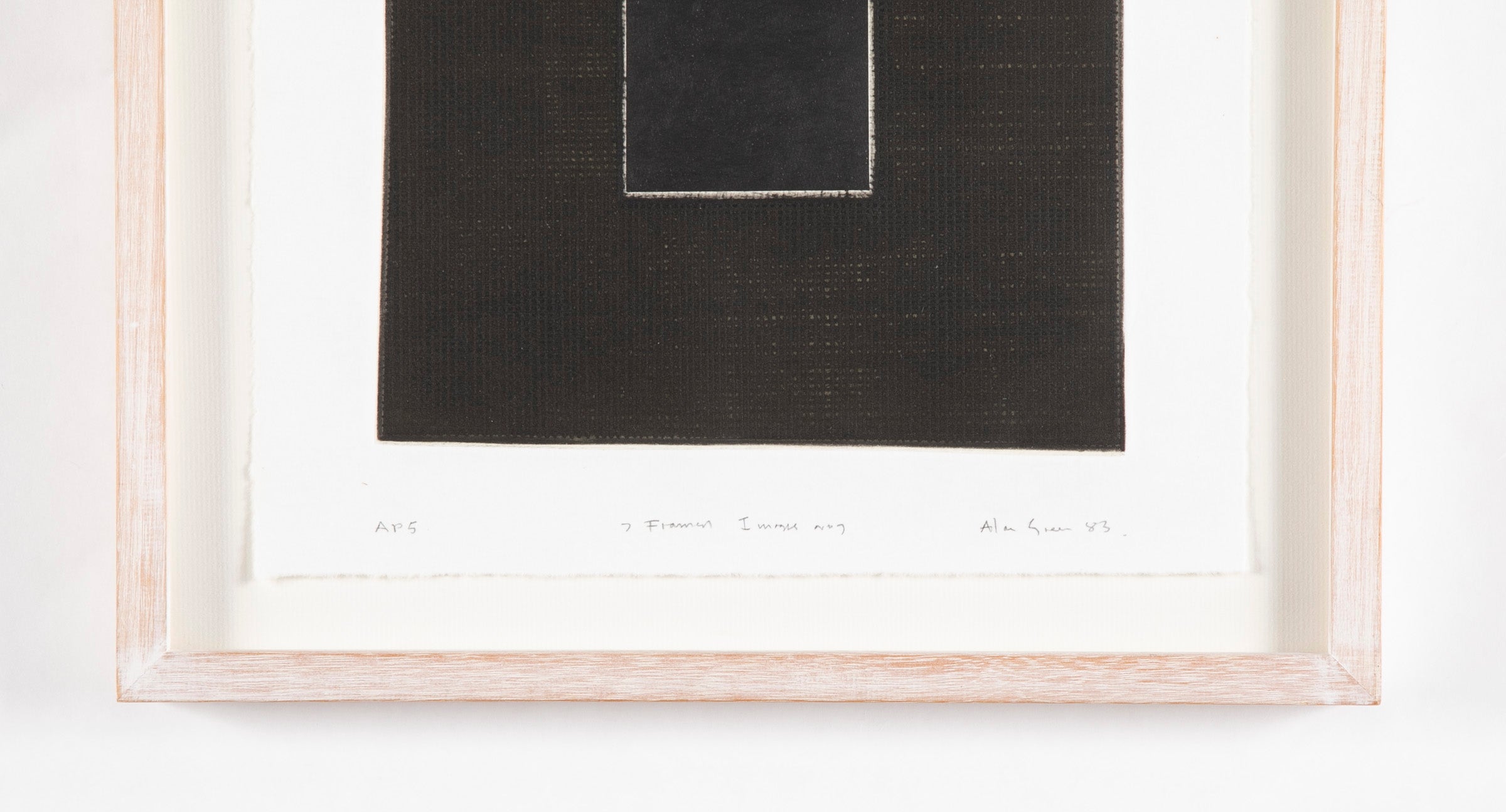 Set of Three Images by British Abstract Artist Alan Green