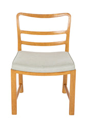 Set of 6 Bleached Mahogany Dining Chairs by Edward Wormley for Dunbar