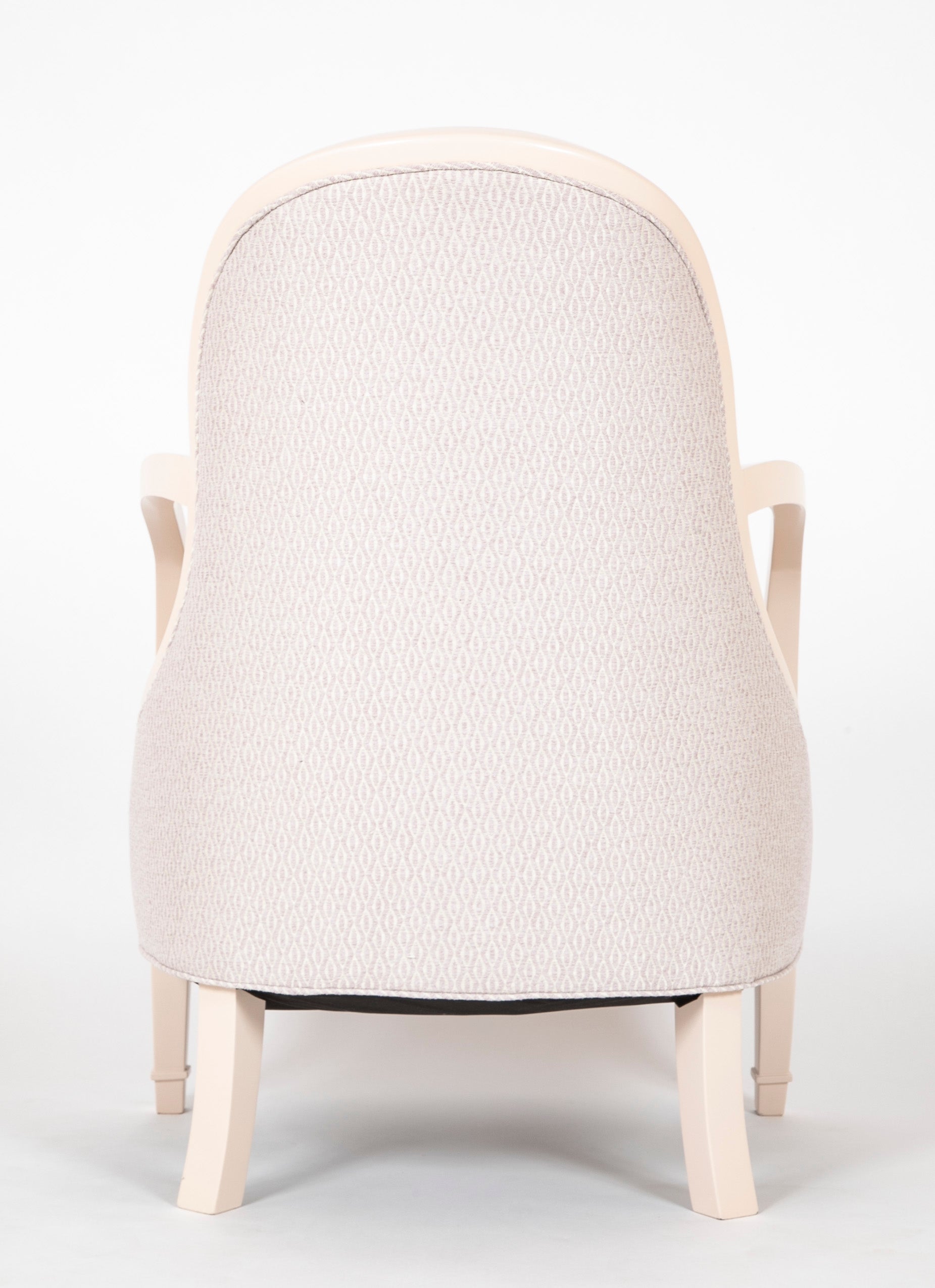 Pair of Cream Lacquered Frame Fauteuils