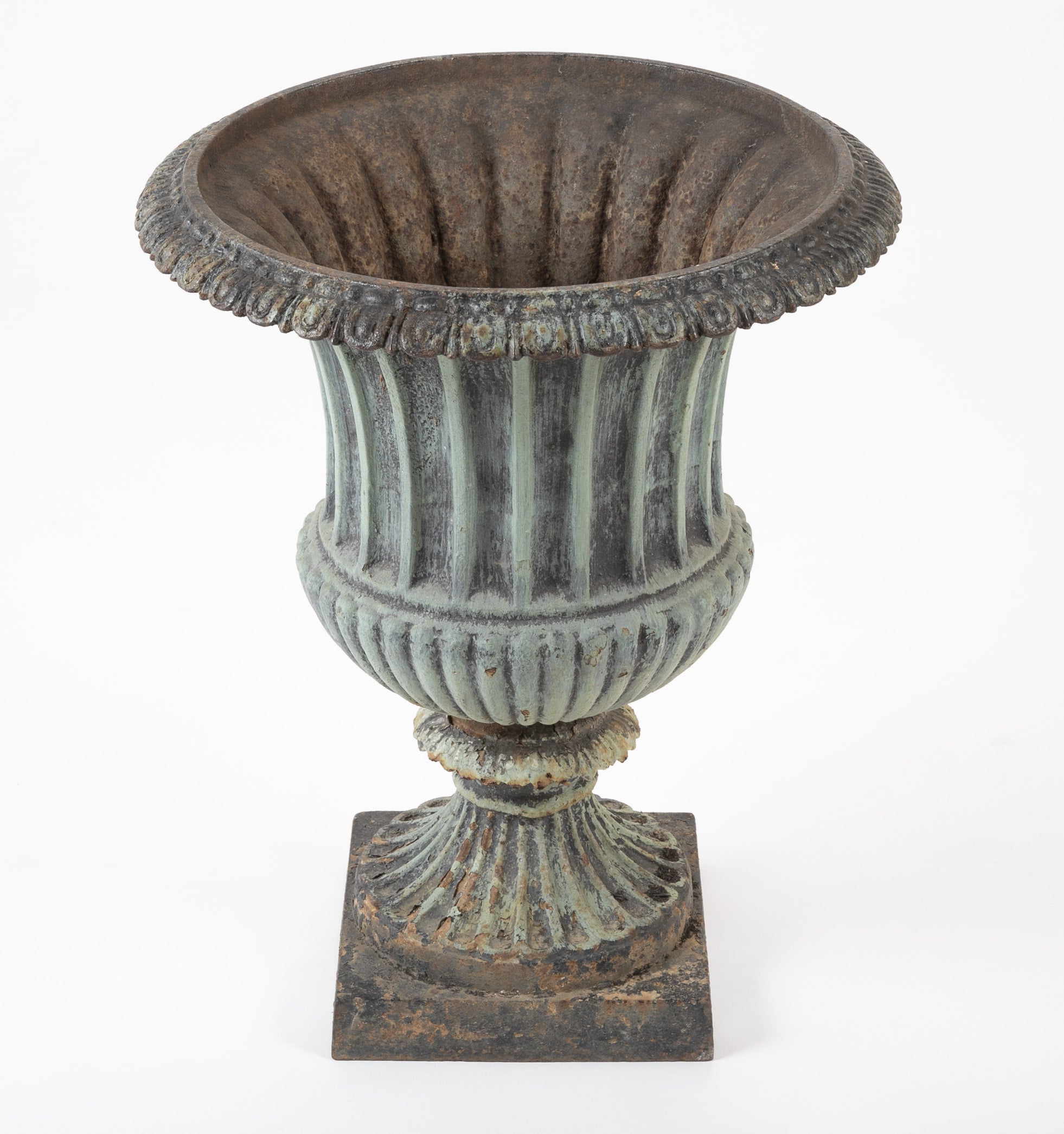 Large 19th Century Cast Iron Urn