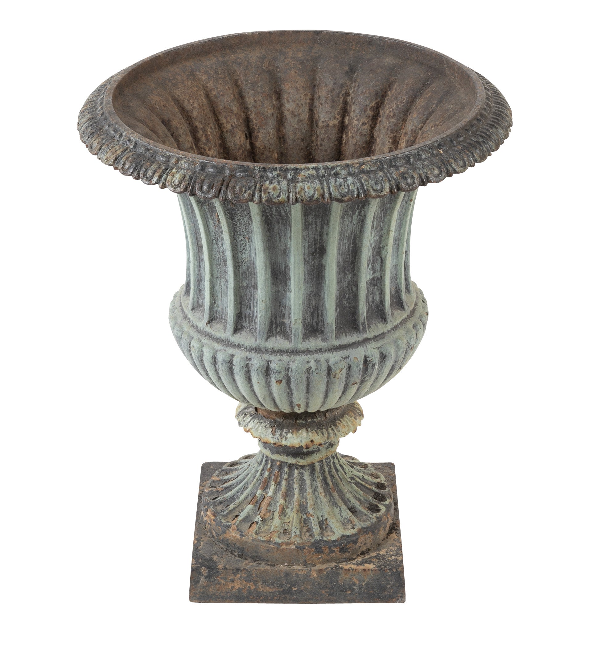 Large 19th Century Cast Iron Urn