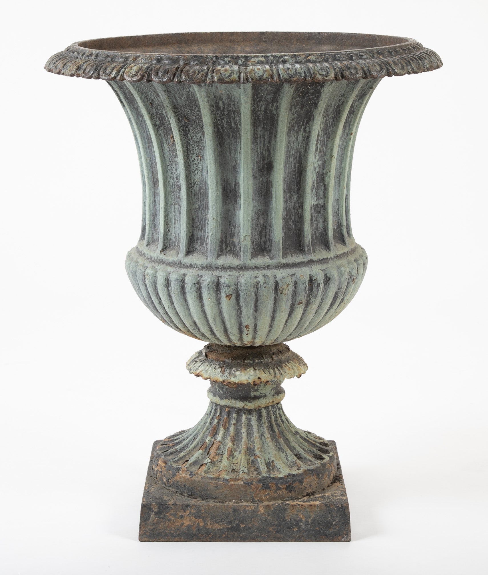 Large 19th Century Cast Iron Urn