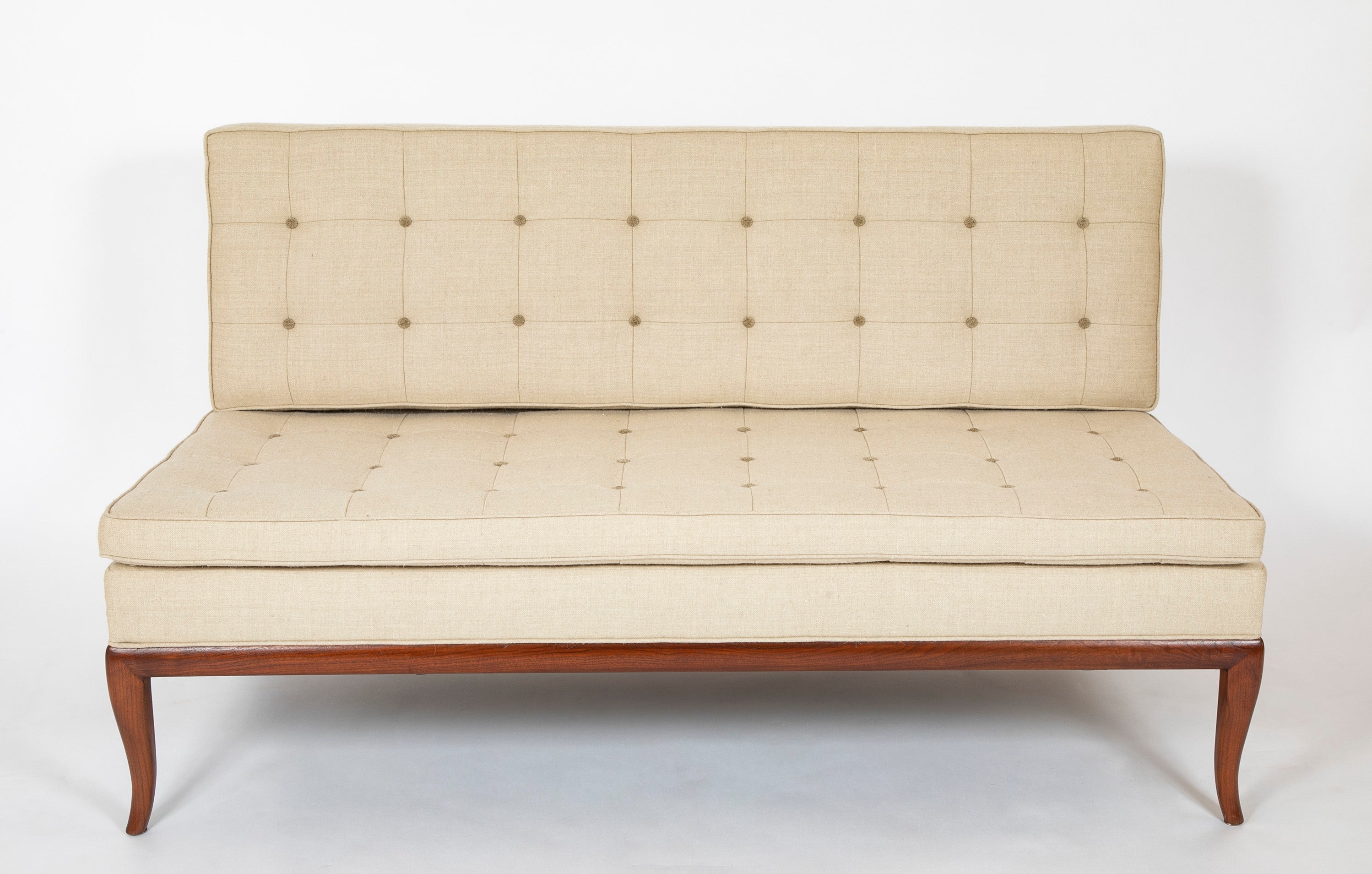 Mid-Century Settee Designed by T.H. Robsjohn-Gibbings for Widdicomb