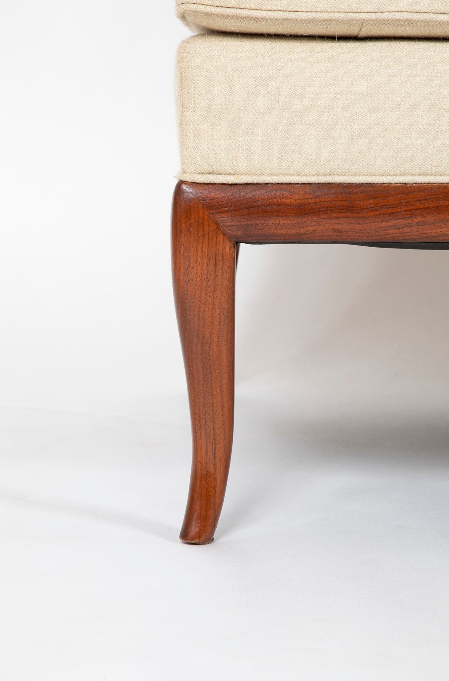 Mid-Century Settee Designed by T.H. Robsjohn-Gibbings for Widdicomb