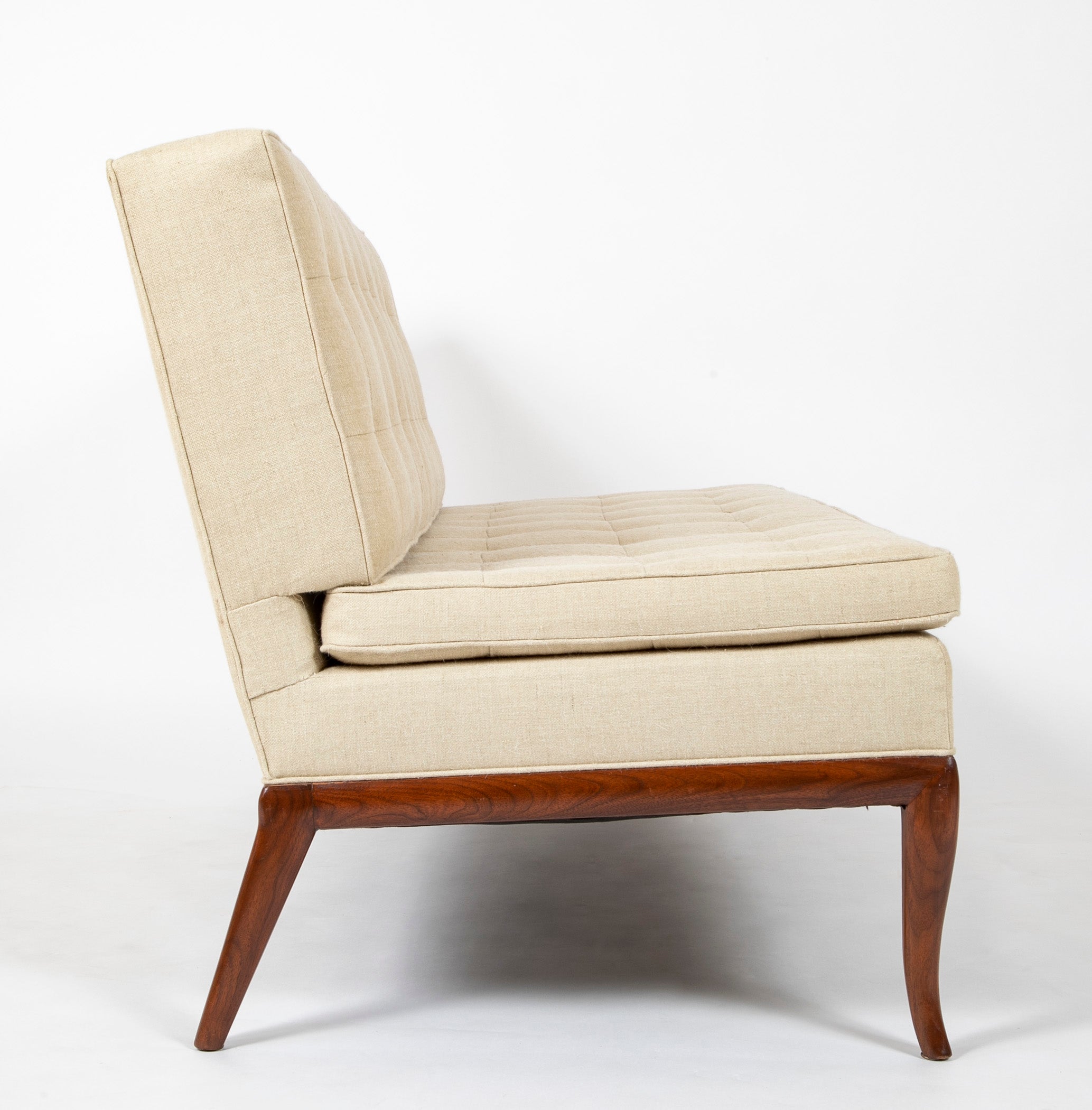 Mid-Century Settee Designed by T.H. Robsjohn-Gibbings for Widdicomb