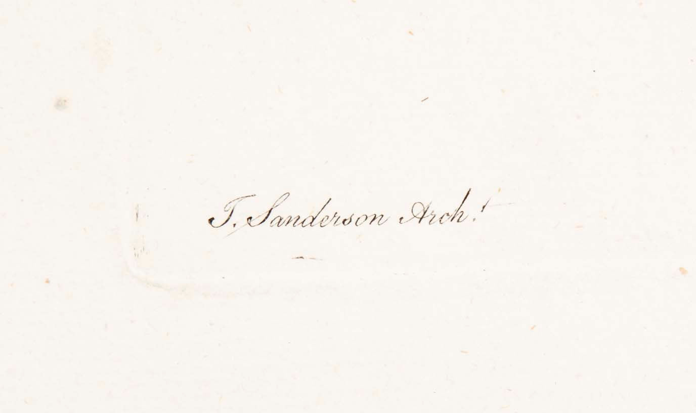 Colen Campbell 18th Century Architectural Engraving from "Vitruvious Britannicus"