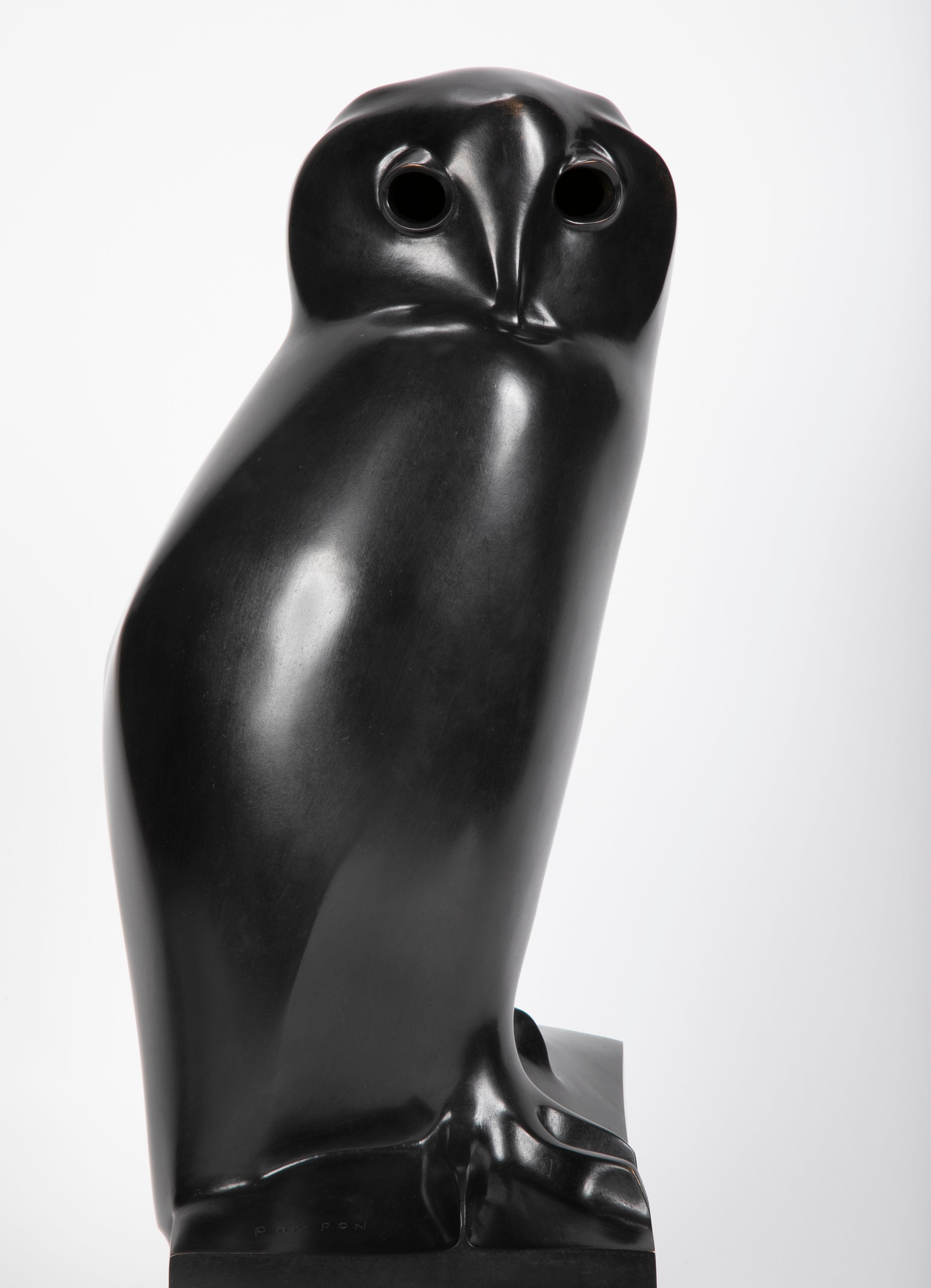 Bronze Owl Titled "Grand Duc" by Francois Pompon