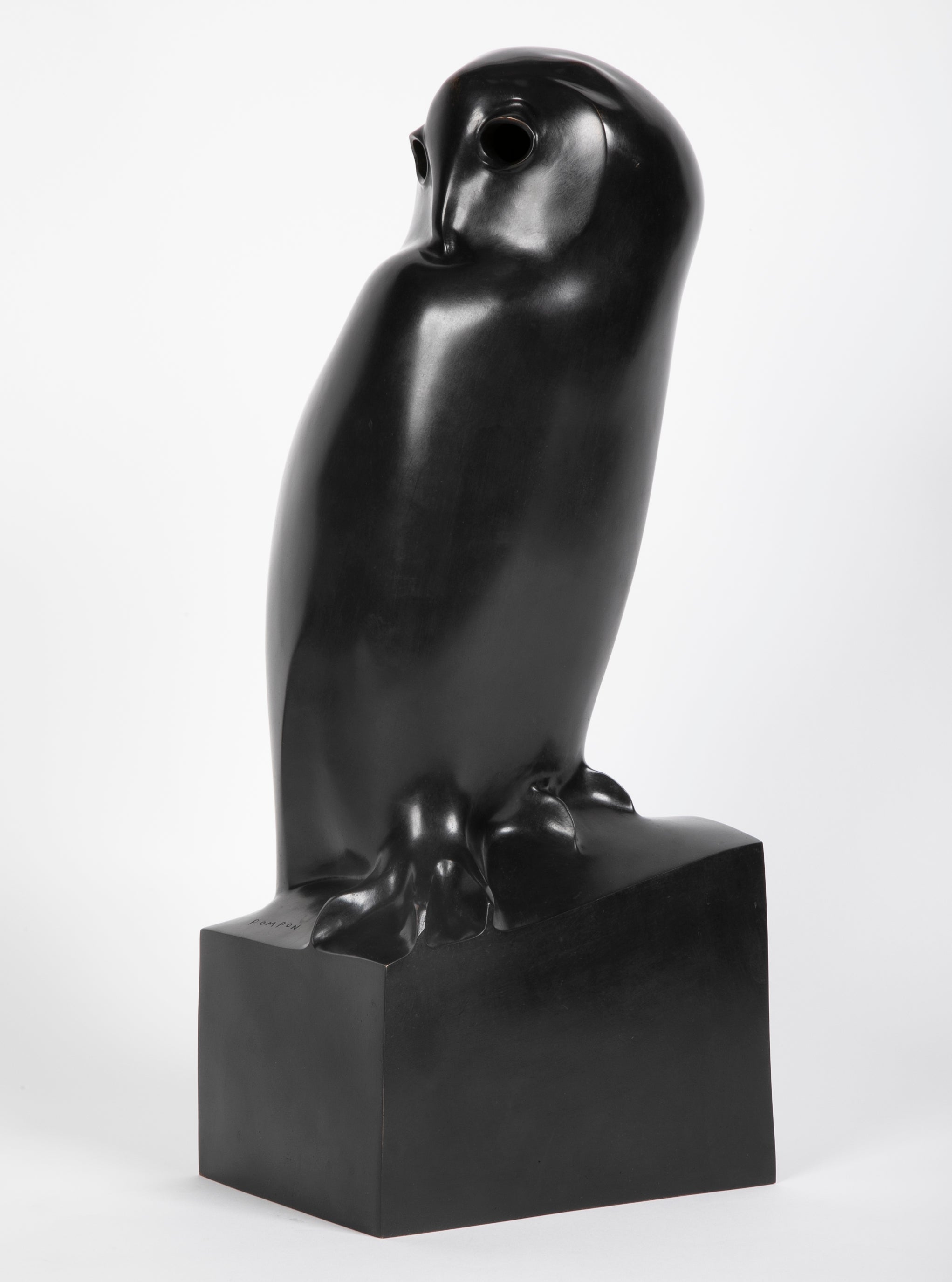 Bronze Owl Titled "Grand Duc" by Francois Pompon