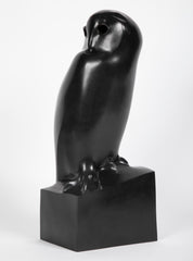 Bronze Owl Titled "Grand Duc" by Francois Pompon