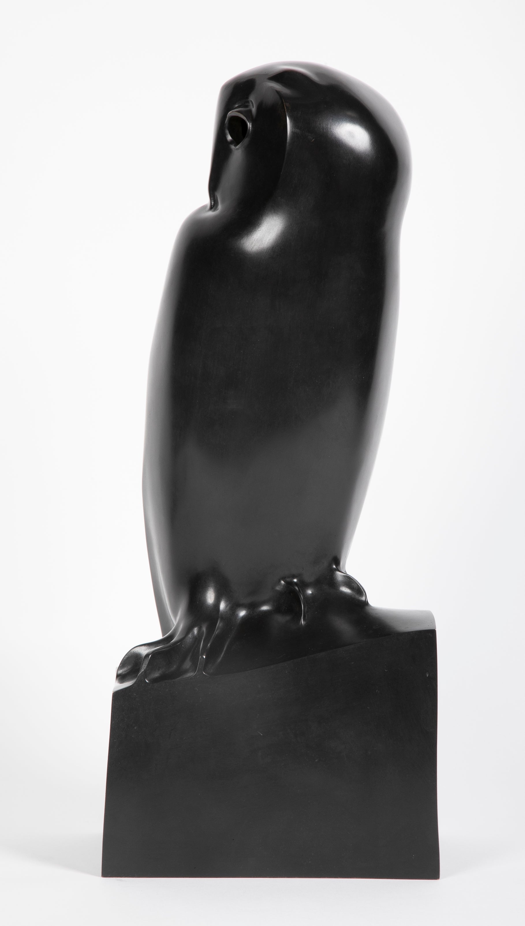 Bronze Owl Titled "Grand Duc" by Francois Pompon