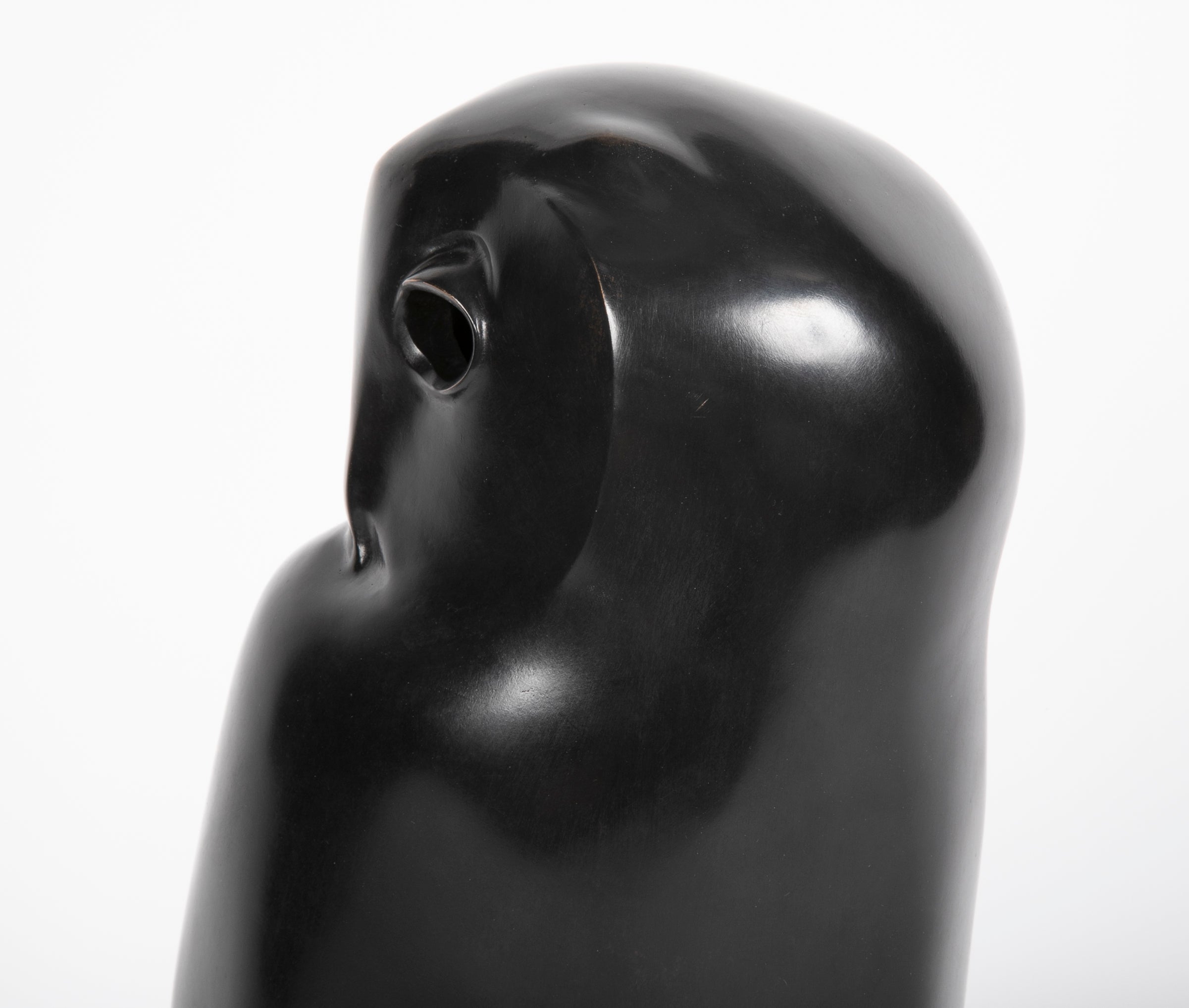 Bronze Owl Titled "Grand Duc" by Francois Pompon