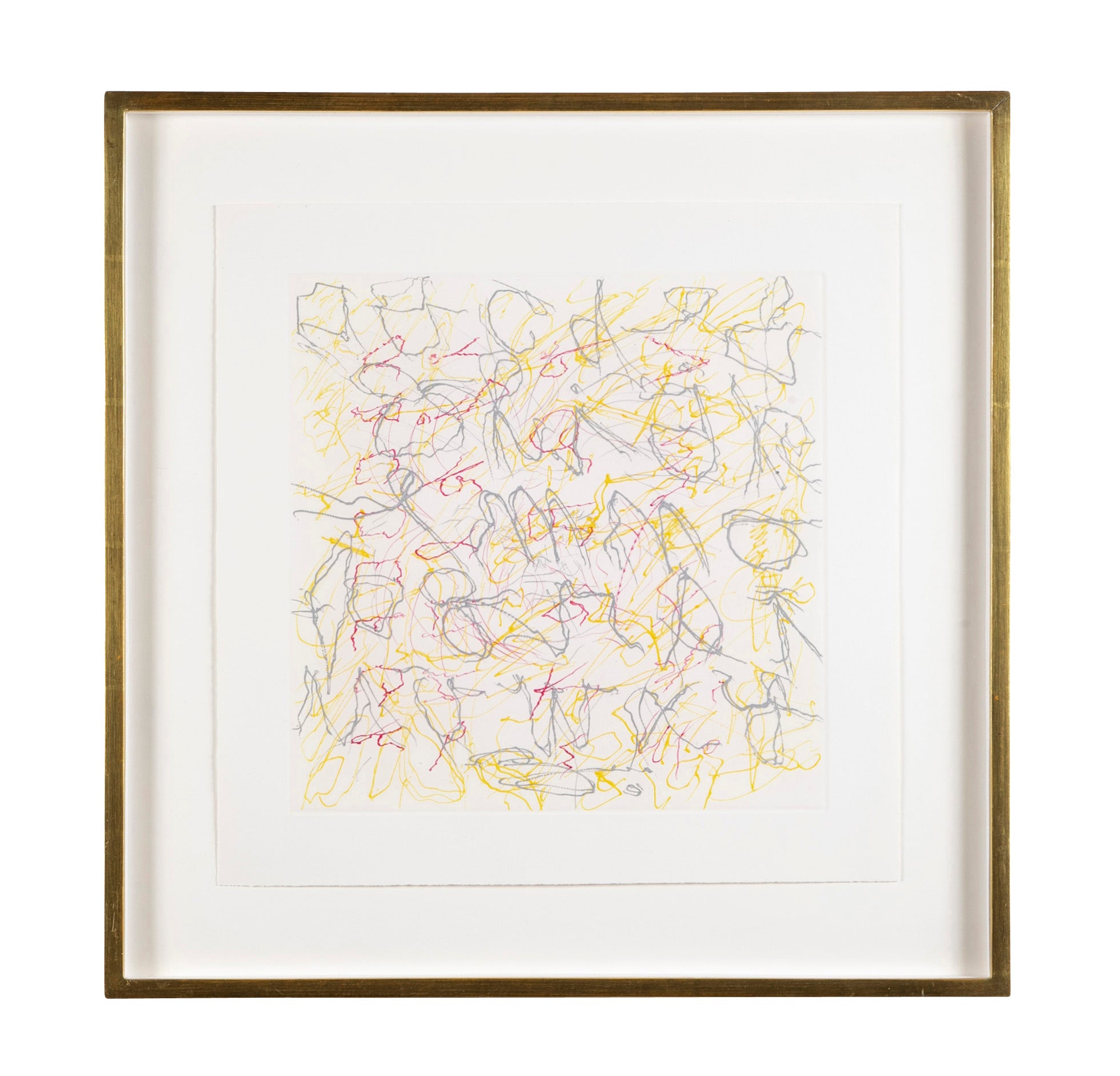 "Alphabet Series" A Set of 9 Color Etchings by John Chamberlain