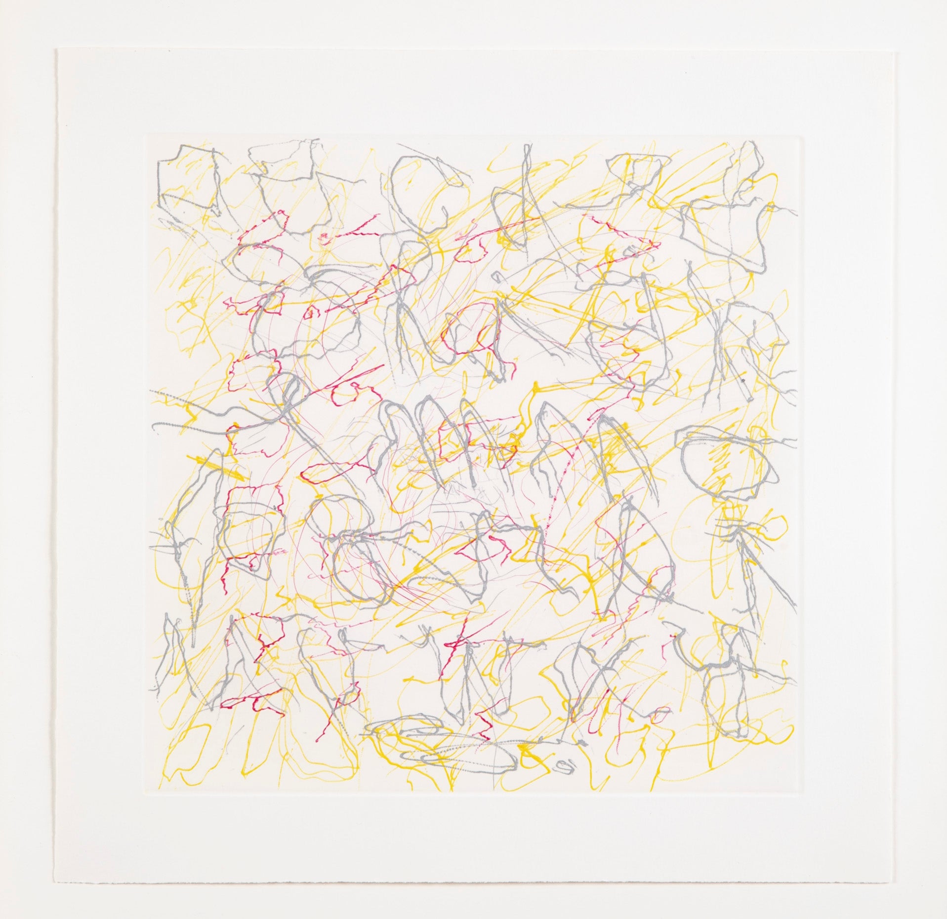 "Alphabet Series" A Set of 9 Color Etchings by John Chamberlain