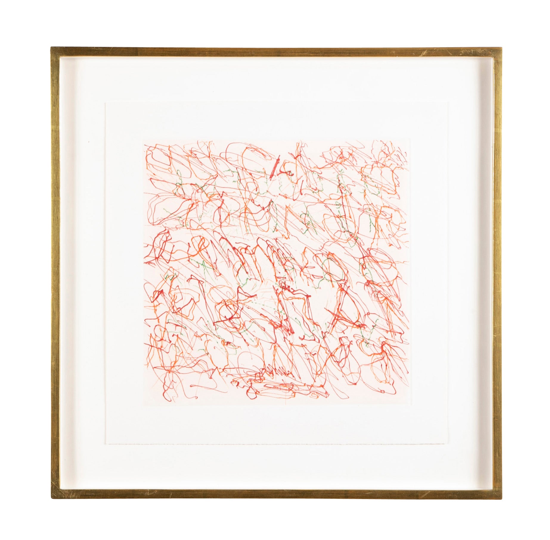 "Alphabet Series" A Set of 9 Color Etchings by John Chamberlain