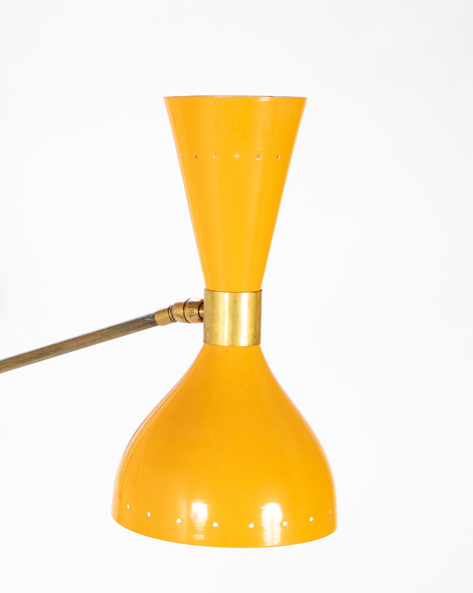 A Mid-Century Chandelier in the Manner of Stilnovo