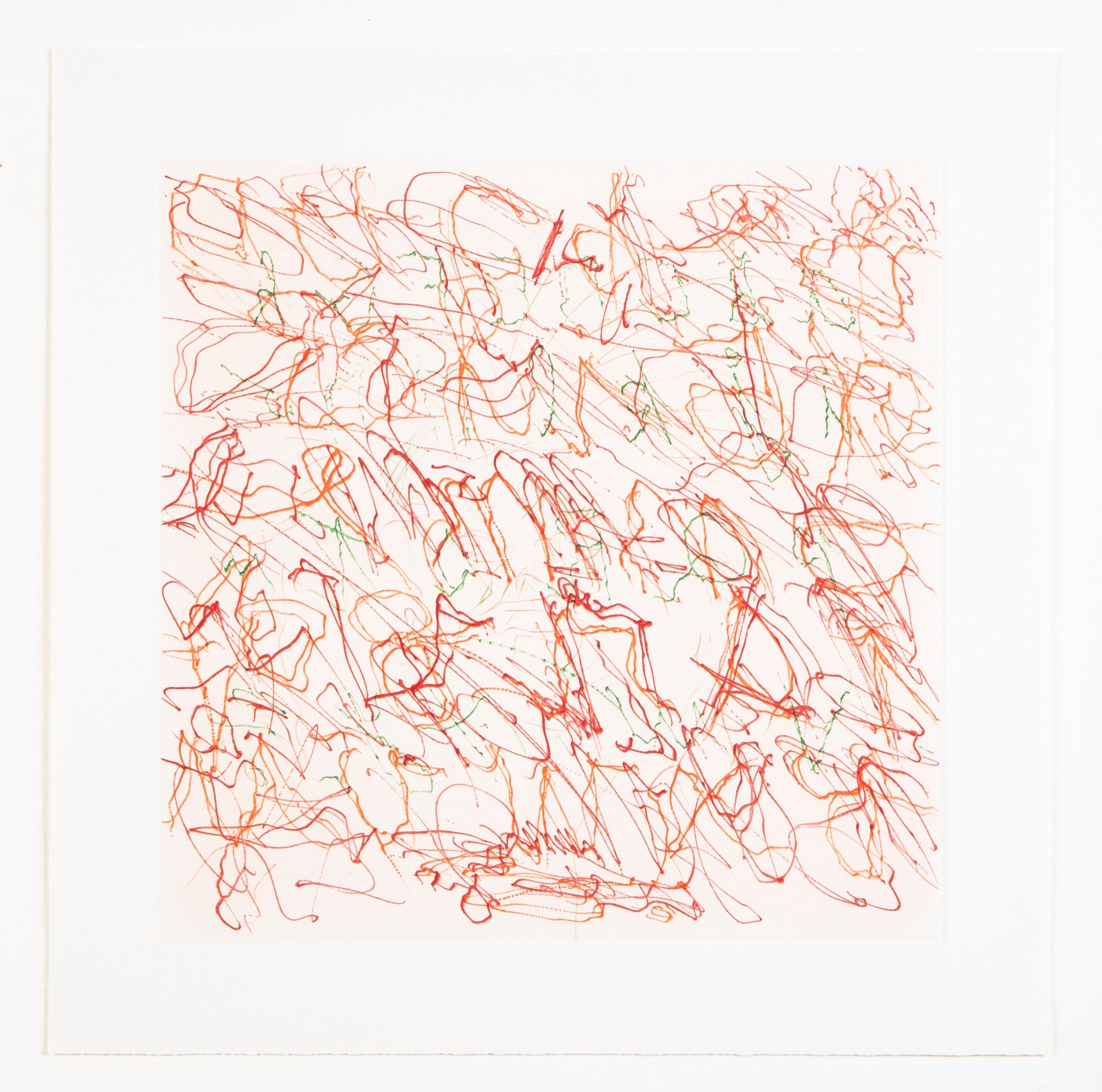 "Alphabet Series" A Set of 9 Color Etchings by John Chamberlain