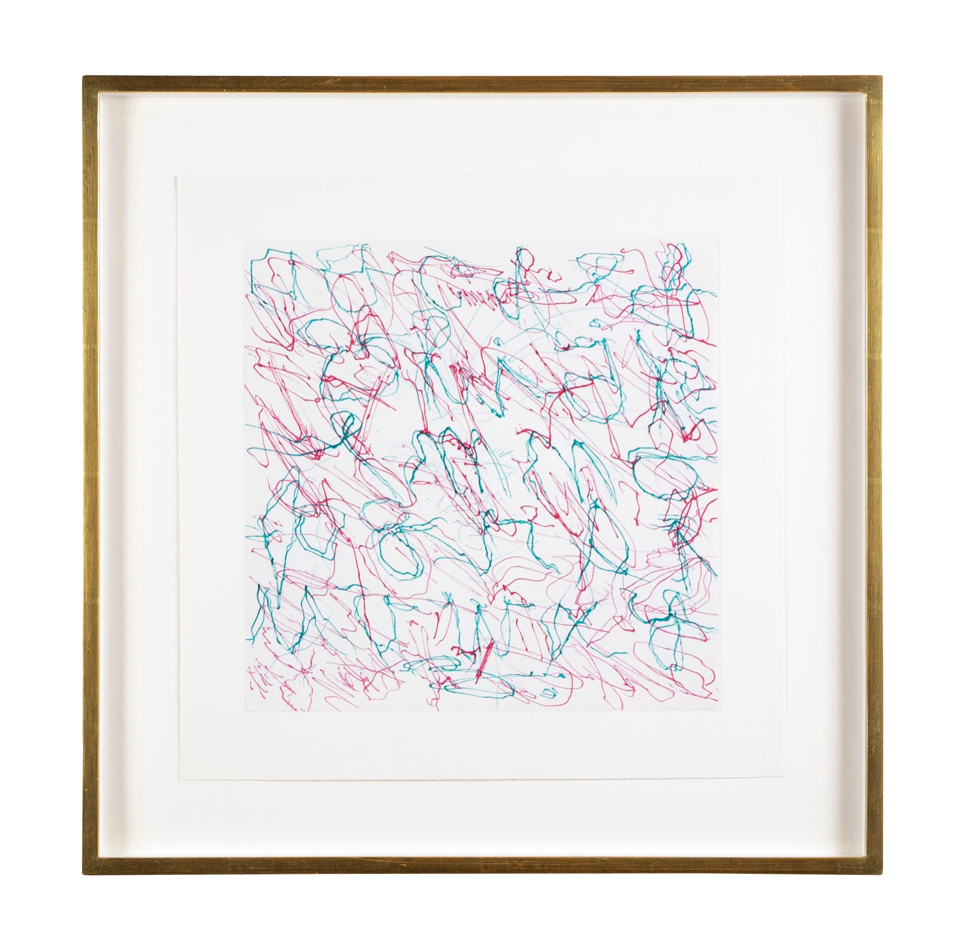"Alphabet Series" A Set of 9 Color Etchings by John Chamberlain