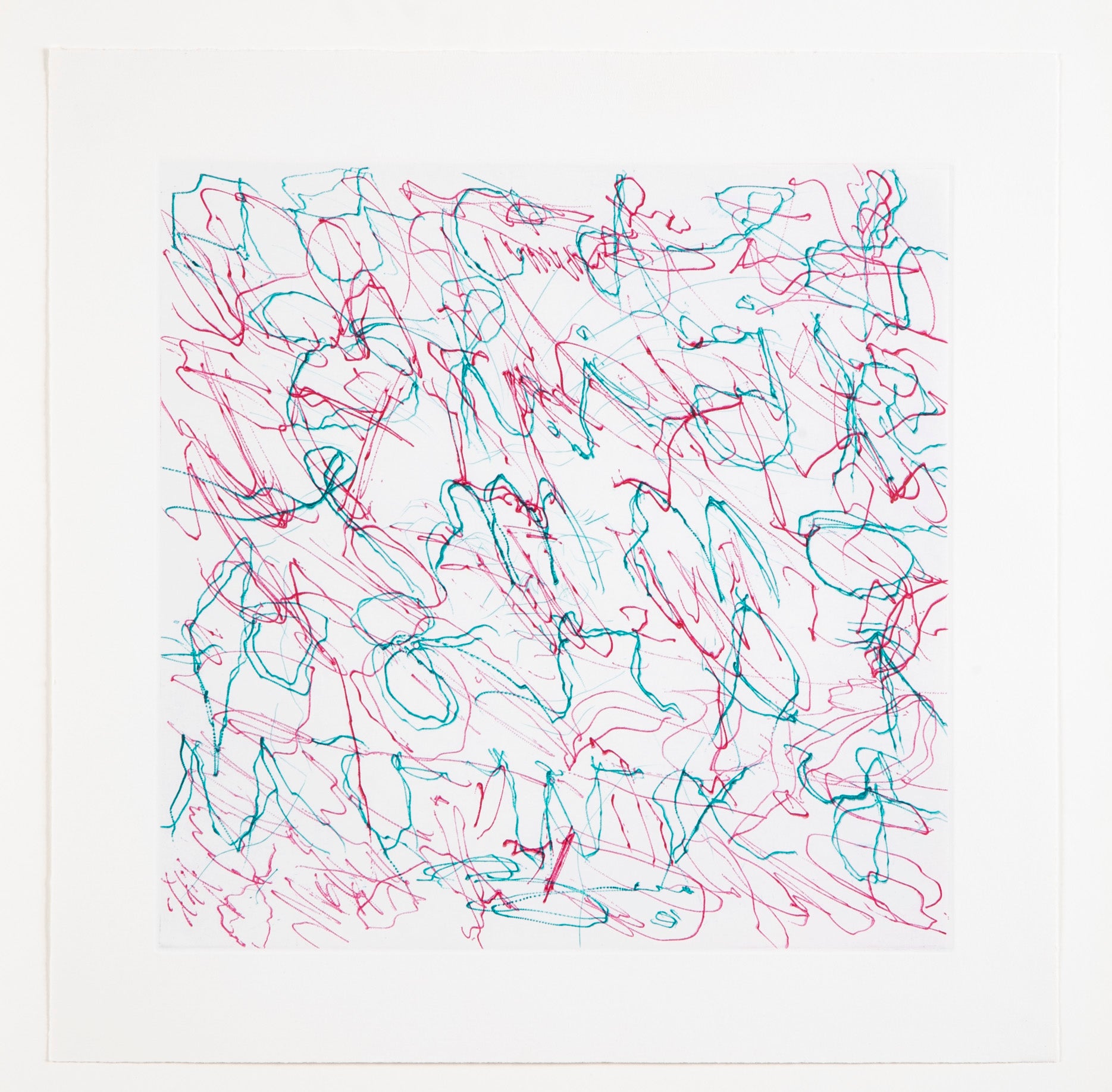 "Alphabet Series" A Set of 9 Color Etchings by John Chamberlain