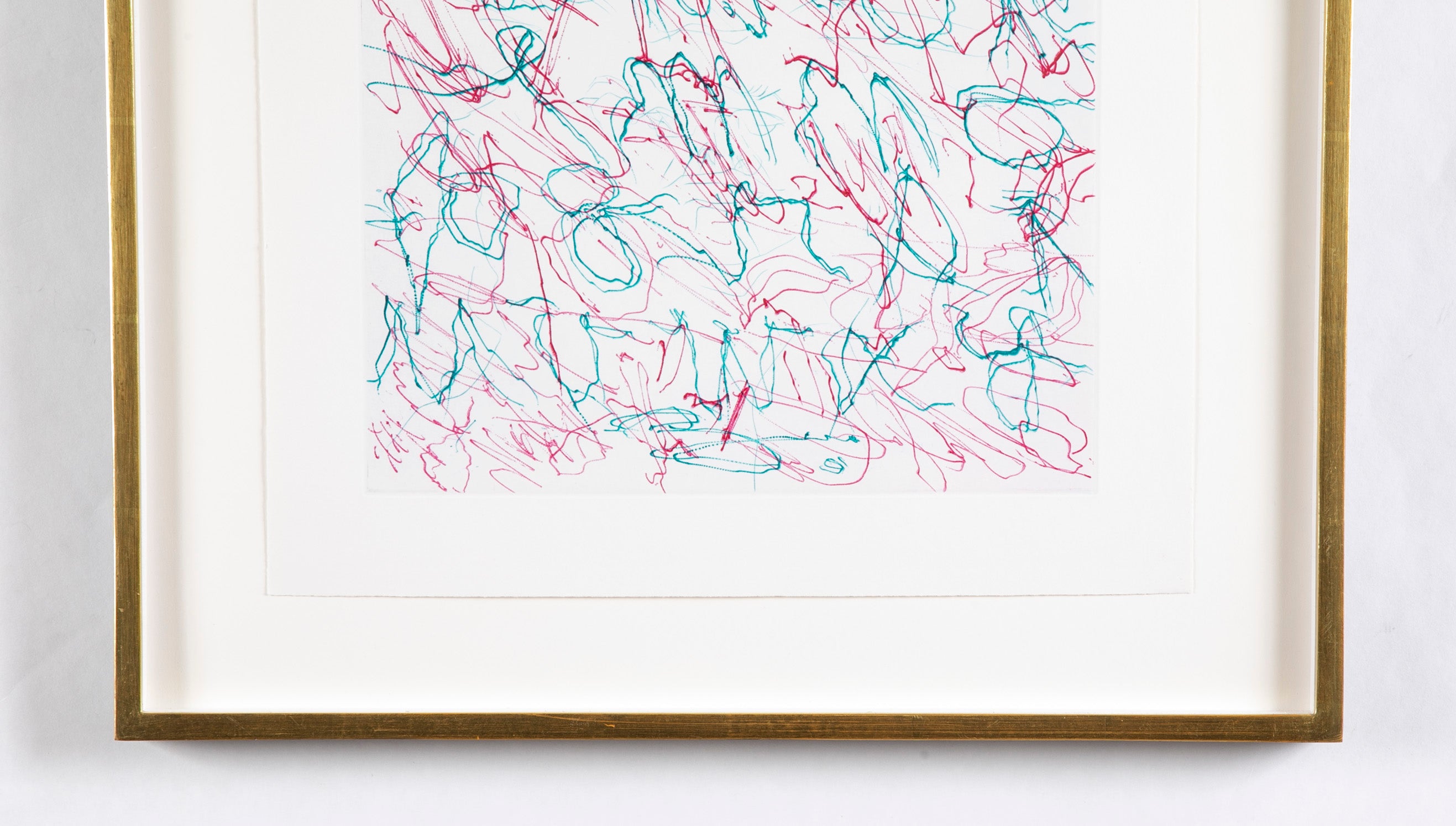 "Alphabet Series" A Set of 9 Color Etchings by John Chamberlain