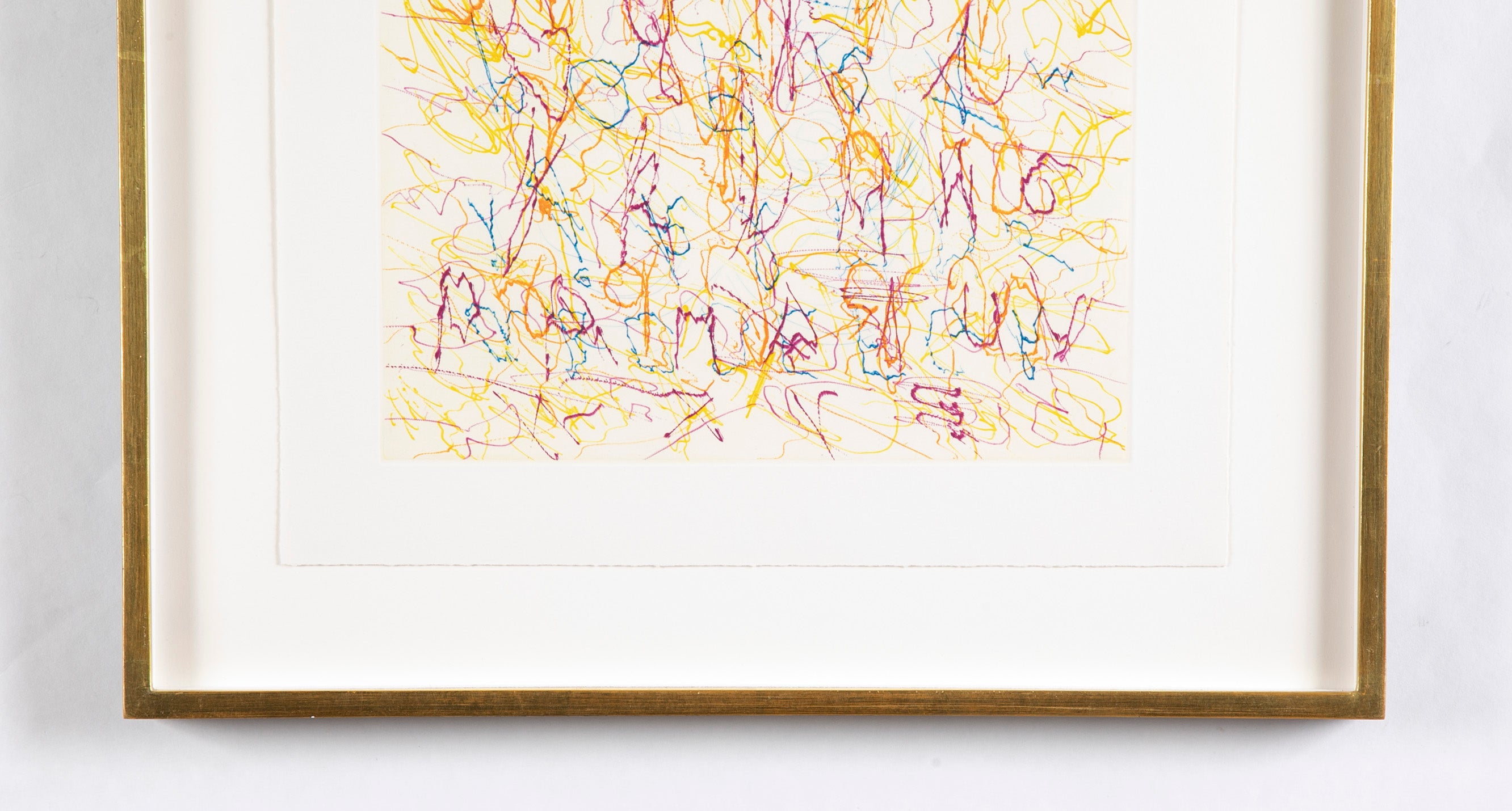 "Alphabet Series" A Set of 9 Color Etchings by John Chamberlain