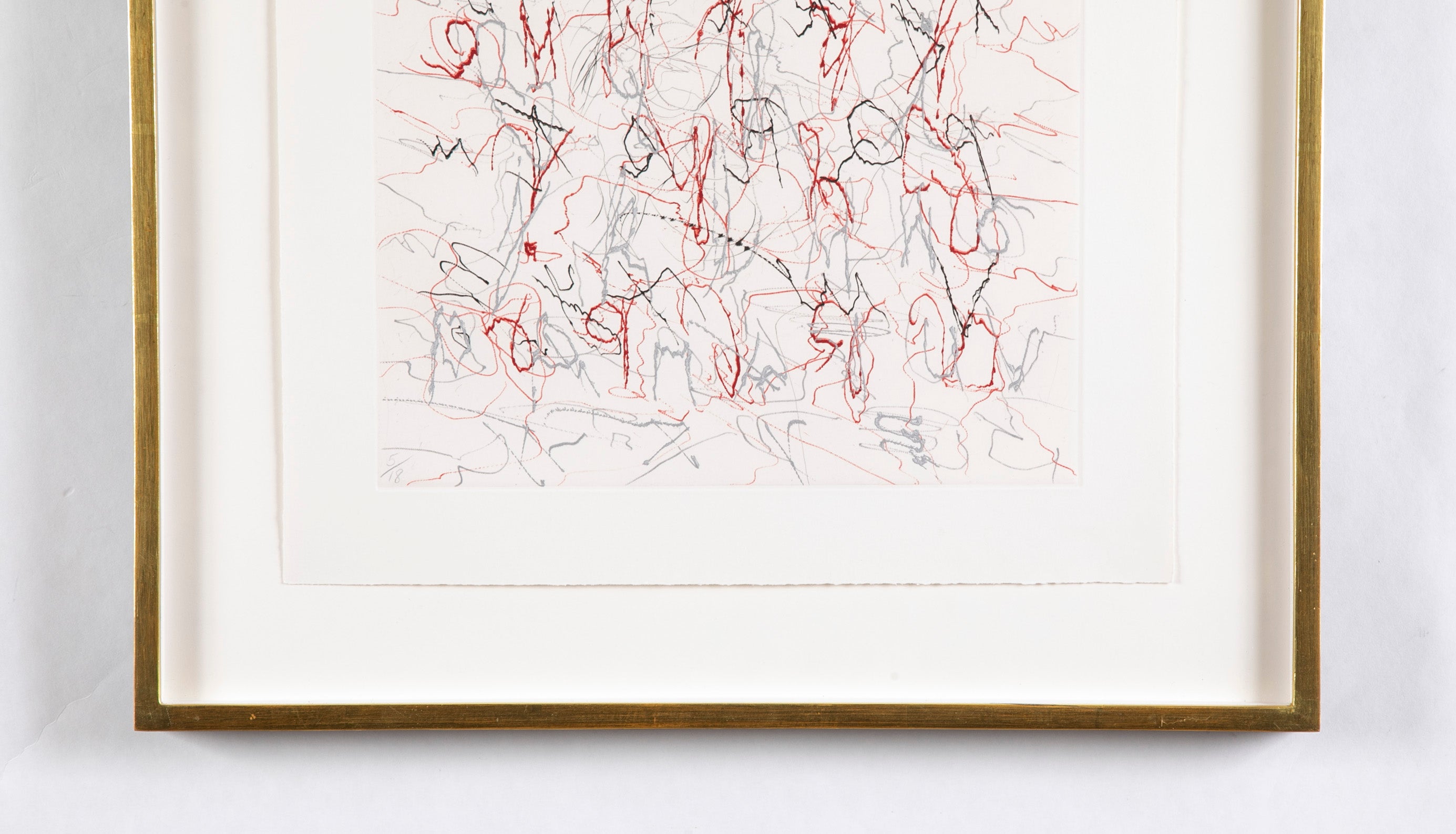"Alphabet Series" A Set of 9 Color Etchings by John Chamberlain