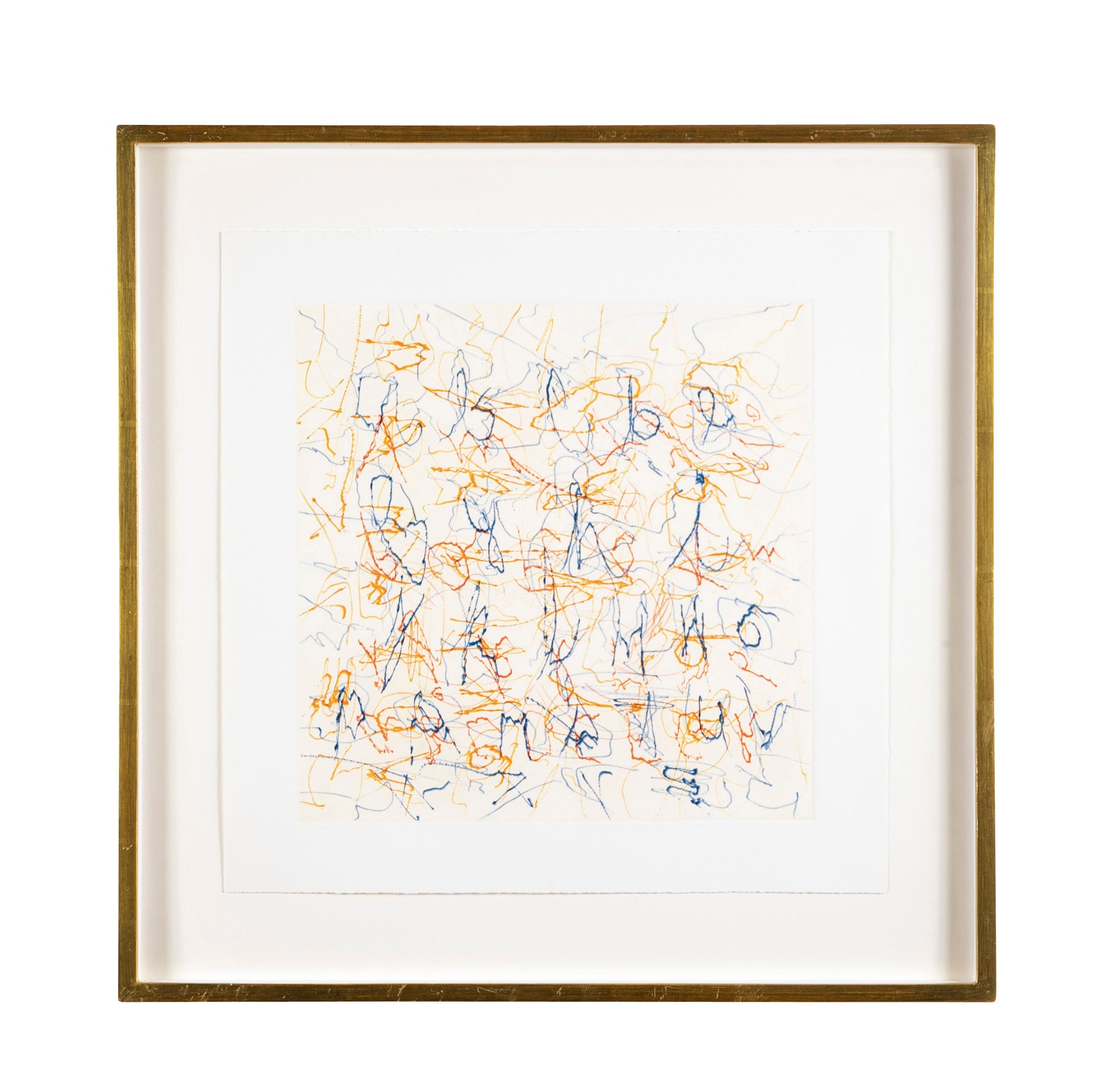 "Alphabet Series" A Set of 9 Color Etchings by John Chamberlain