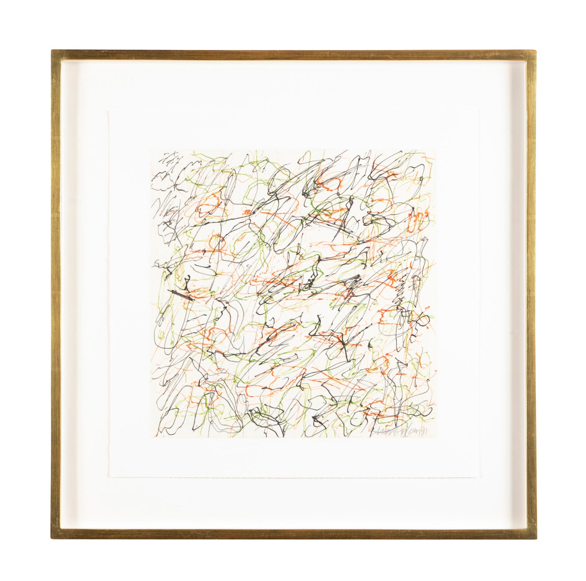 "Alphabet Series" A Set of 9 Color Etchings by John Chamberlain