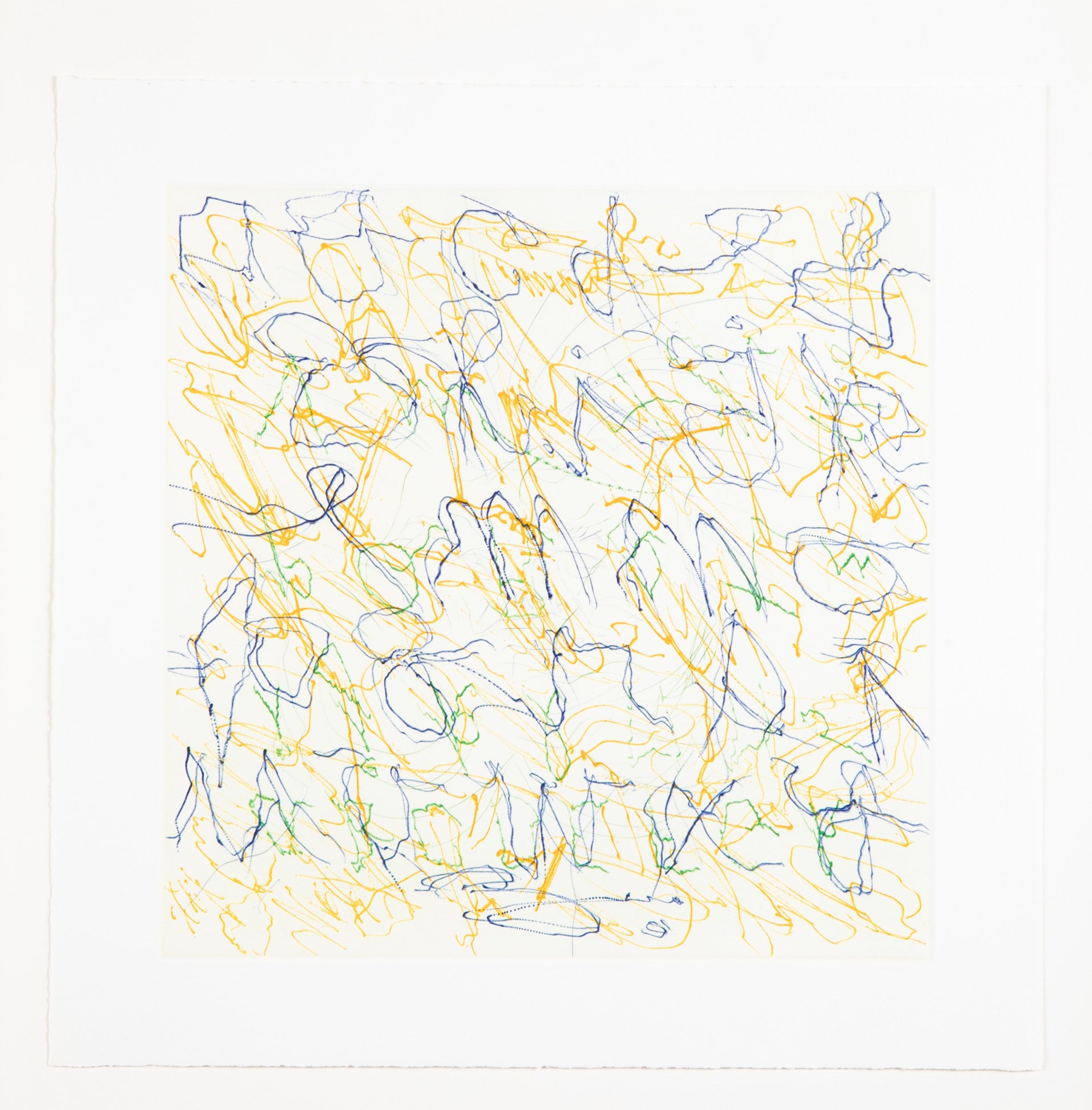 "Alphabet Series" A Set of 9 Color Etchings by John Chamberlain