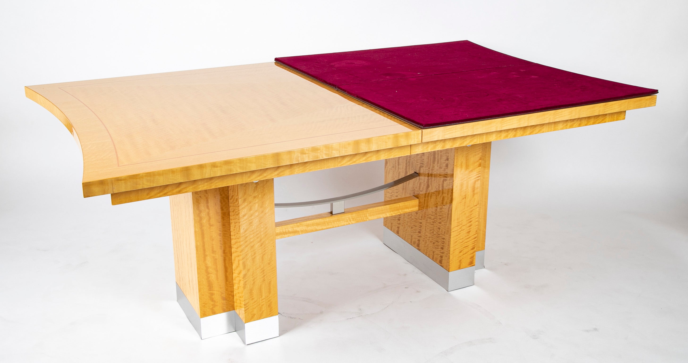 Burr Satinwood Giorgio Collection Dining Table