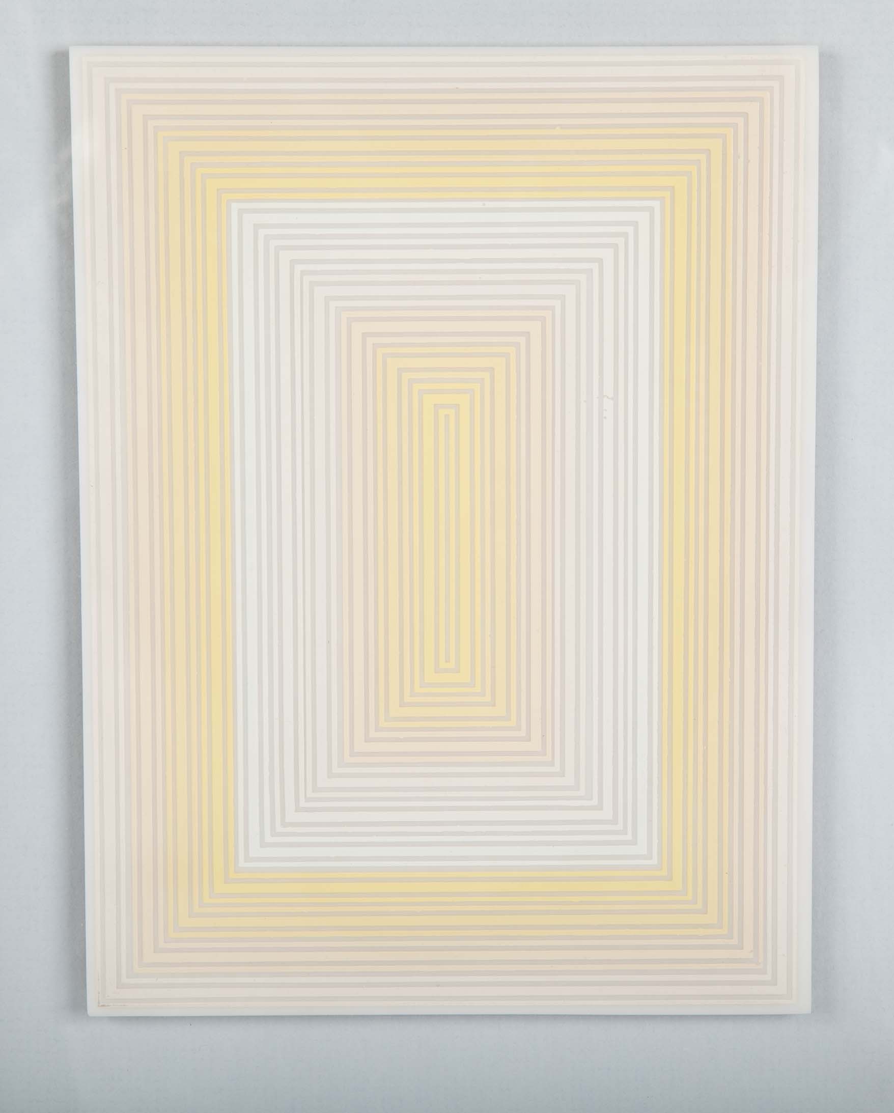 Richard Anuszkiewicz Painting on Perspex