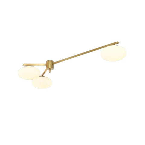 A Low Profile Chandelier Designed by Angelo Lelli