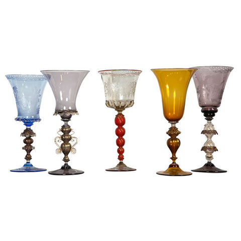 Venetian Glass Goblets