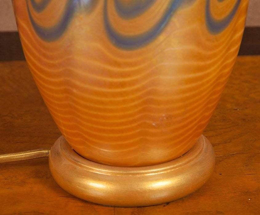 Glass Vase now a Lamp